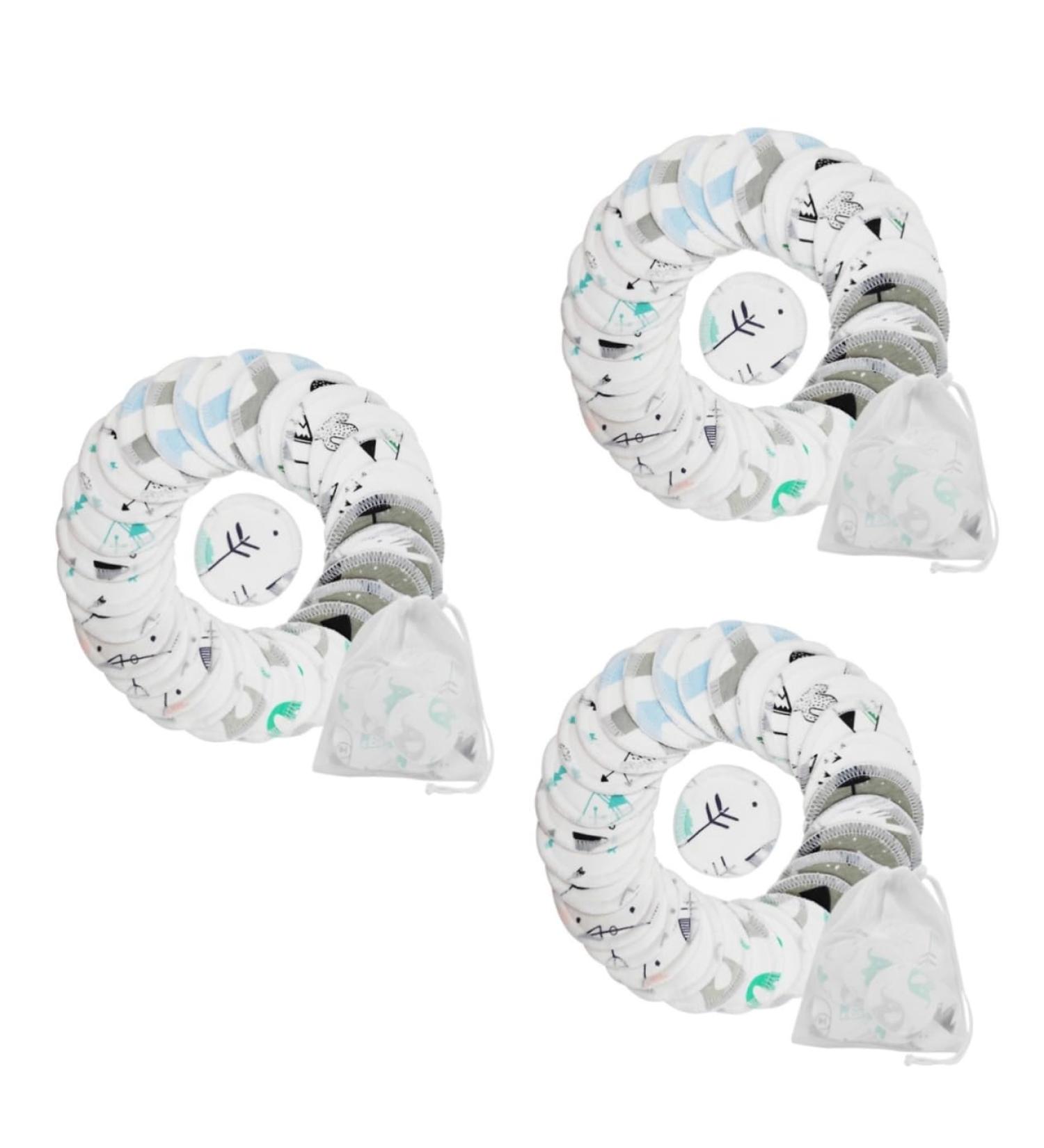 FRCOLOR 36 Pcs Reusable Makeup Pads - Soft Cotton Face Wipes for Makeup Removal & Cleaning | Eco-Friendly Facial Pads - Buy Online on SooperMarket.com