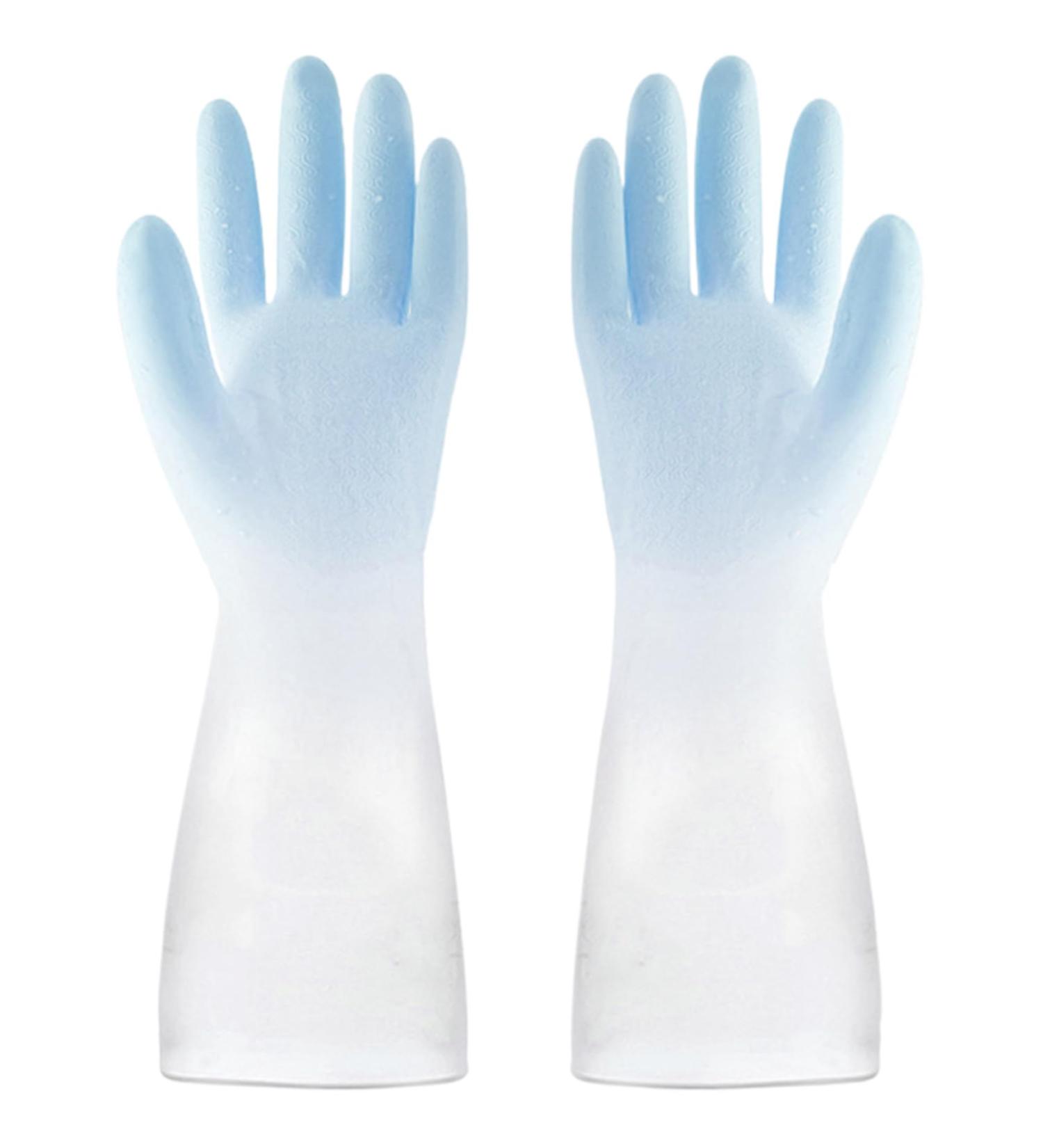 Cleaning Gloves Kitchen Gloves Reusable Dishwashing Gloves Rubber Gloves Anti Slip Household Gloves for Bathroom for Palm Width 3.6''-3.9 - Buy Online on SooperMarket.com