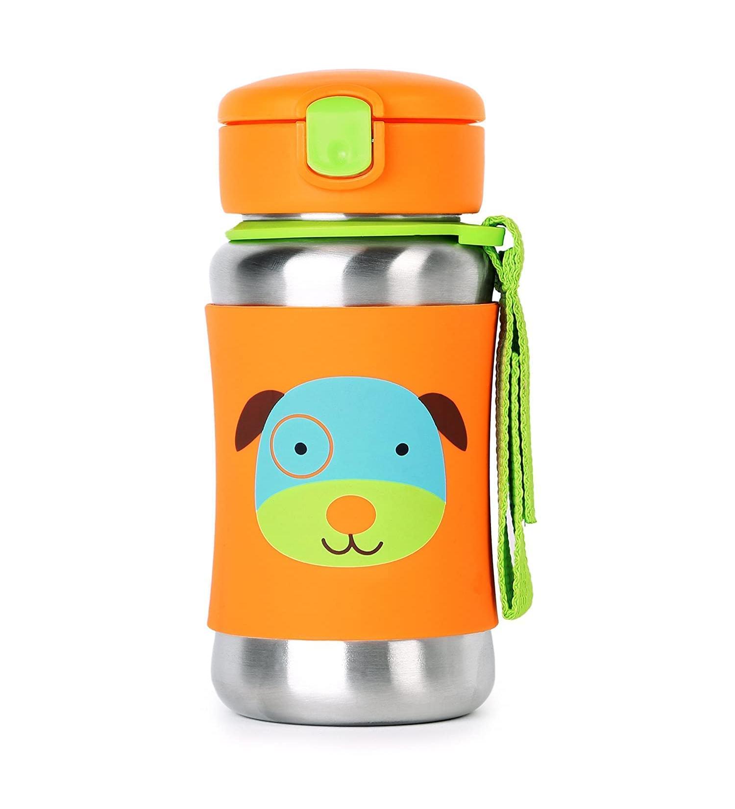 Skip Hop Dog Toddler Sippy Cup with Stainless Steel Straw Bottle - Buy Online on SooperMarket.com