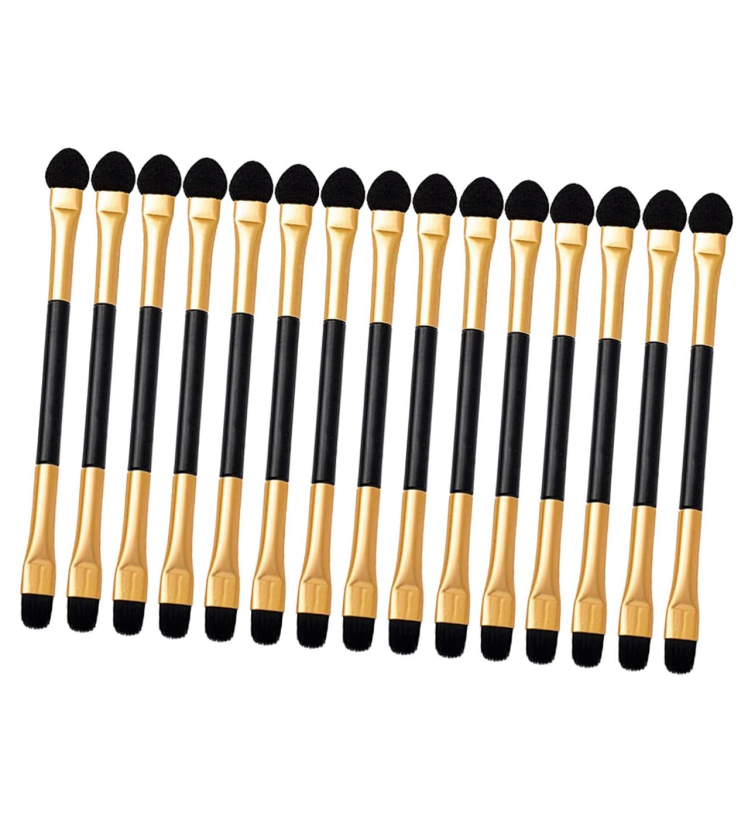 HAPINARY 15pcs Eye Shadow Brush Dual Ended Makeup Brush Make up Accessories Mini Accessories Soft Rubber - Buy Online on SooperMarket.com