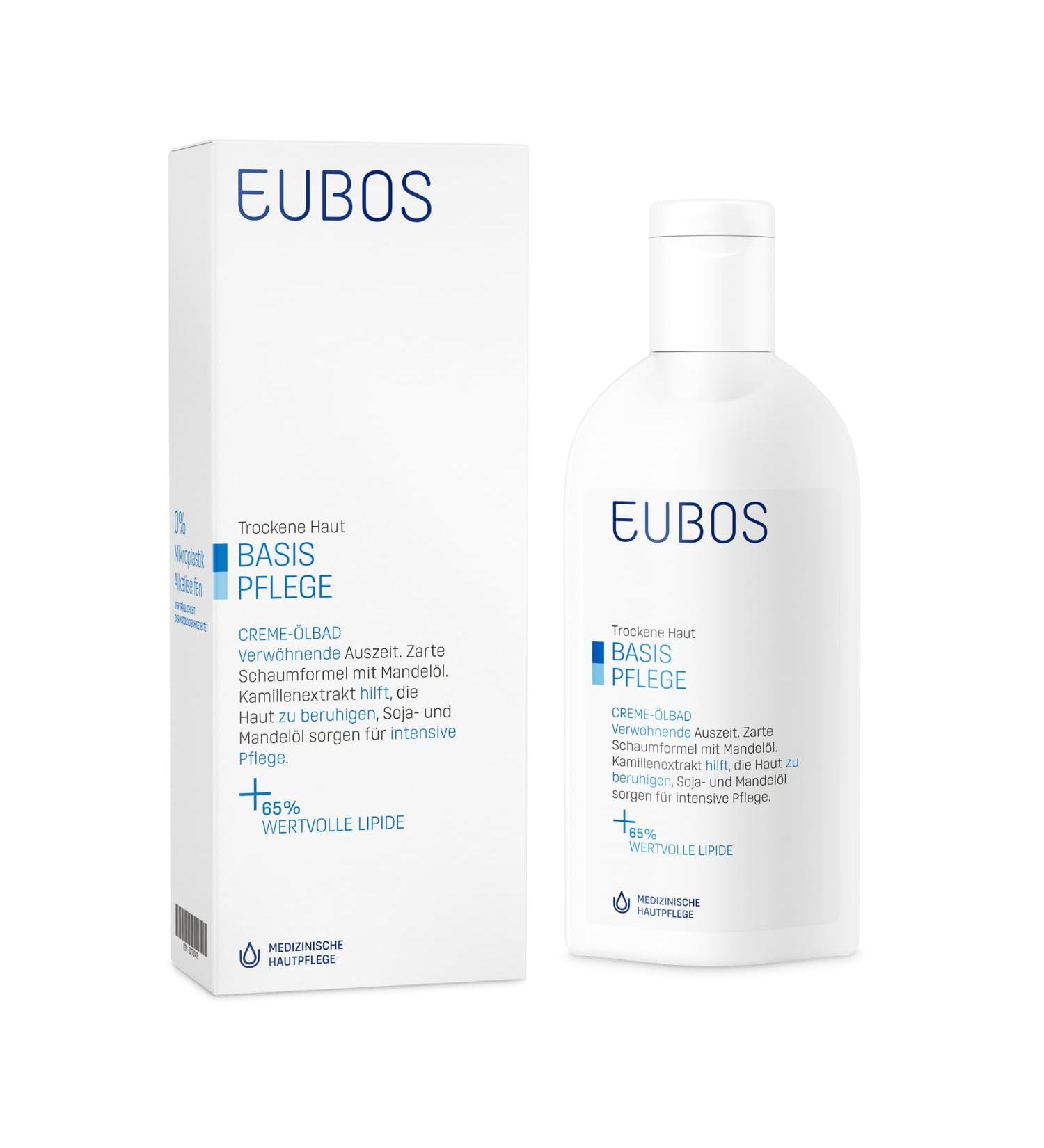 Eubos Creme Oil Bath 200ml - Best Bathing Concentrate for Dry Skin | Dermatologically Tested Skin Tolerance - Buy Online on SooperMarket.com