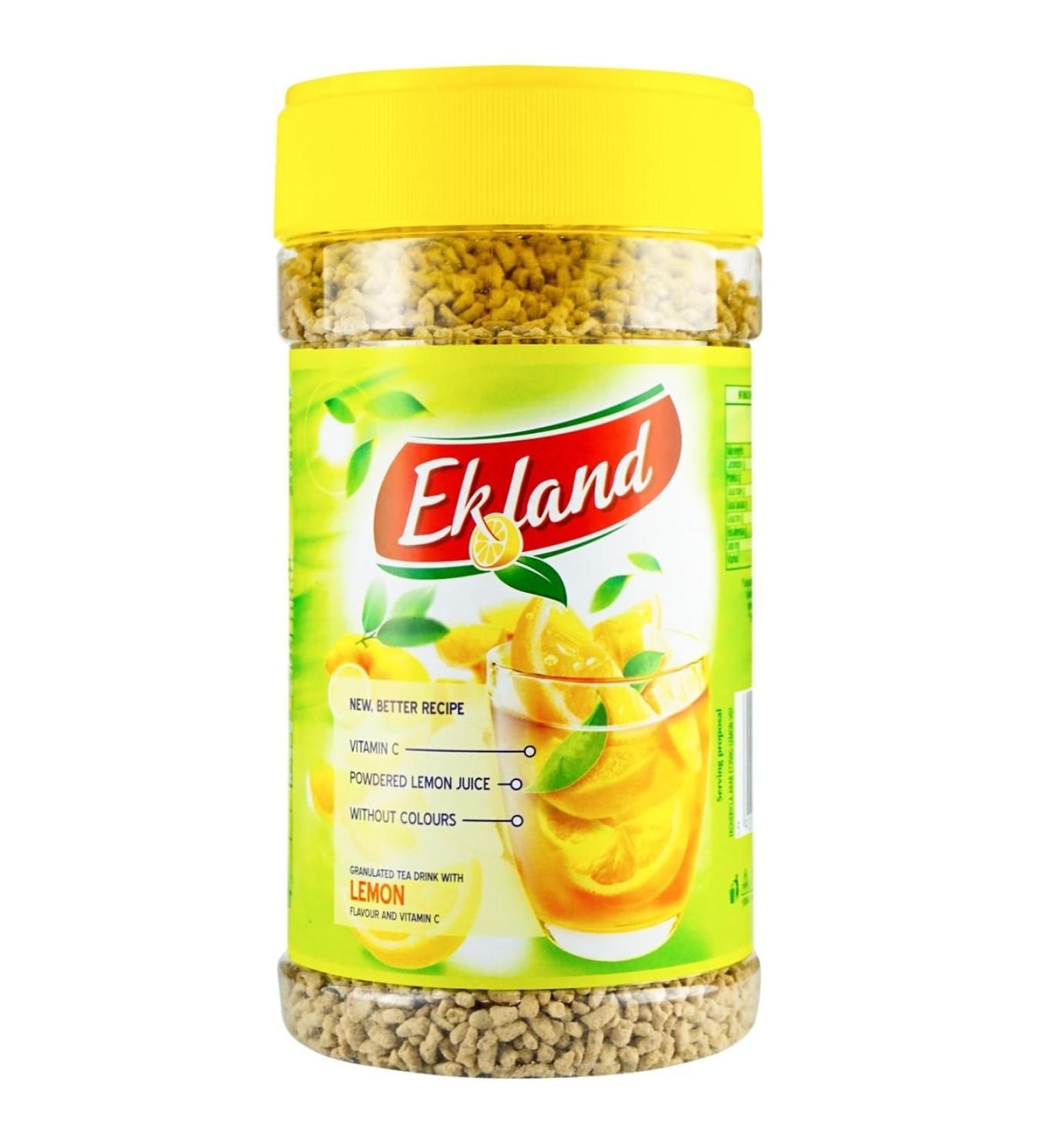 Granulated Tea Drink with Lemon Flavour Ekoland 350g - Buy Online on SooperMarket.com