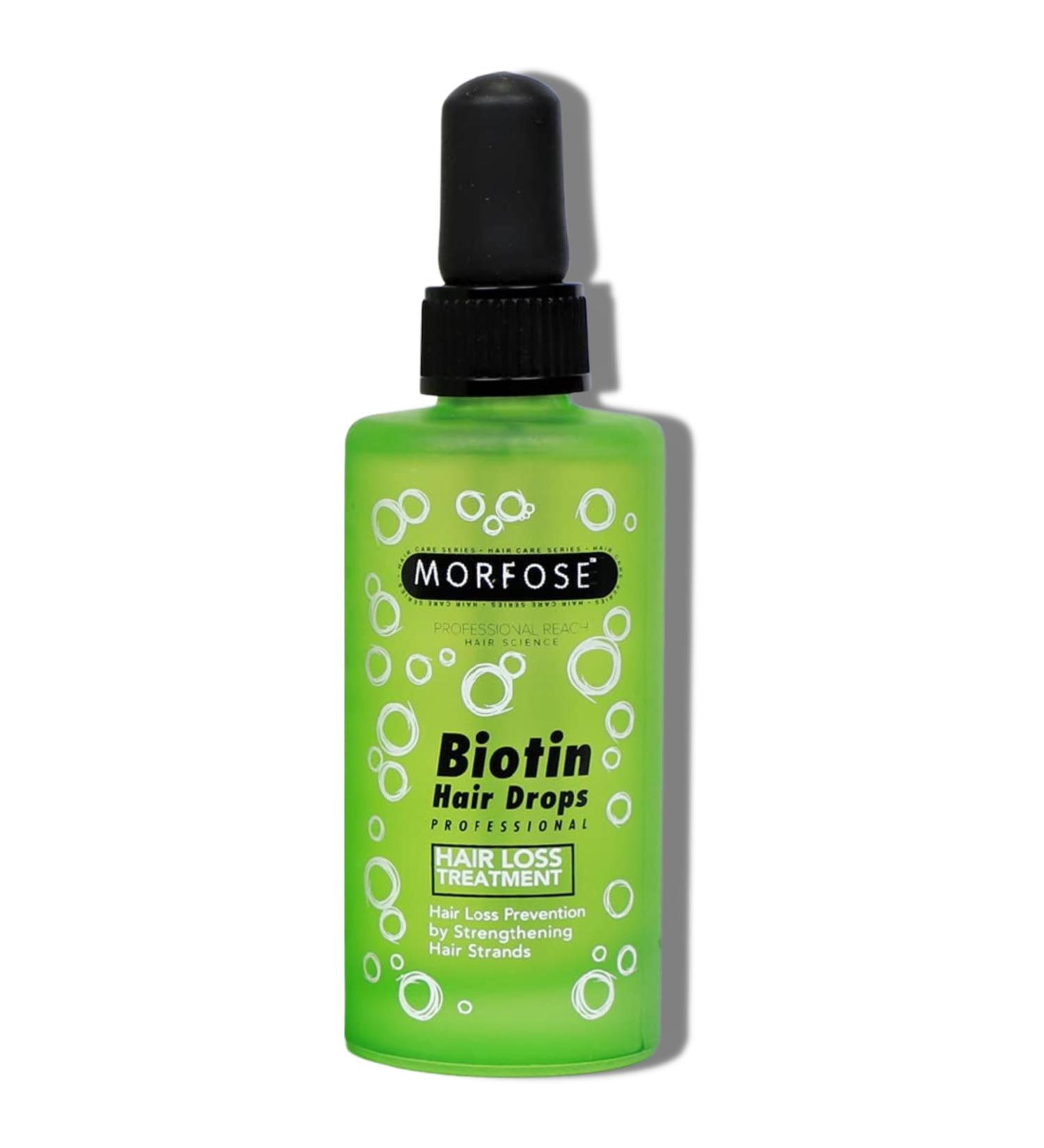Morfose Biotin Hair Drop - Nourishing Hair Care for Growth & Strength | All Hair Types | 3.38 Fl Oz - Buy Online on SooperMarket.com