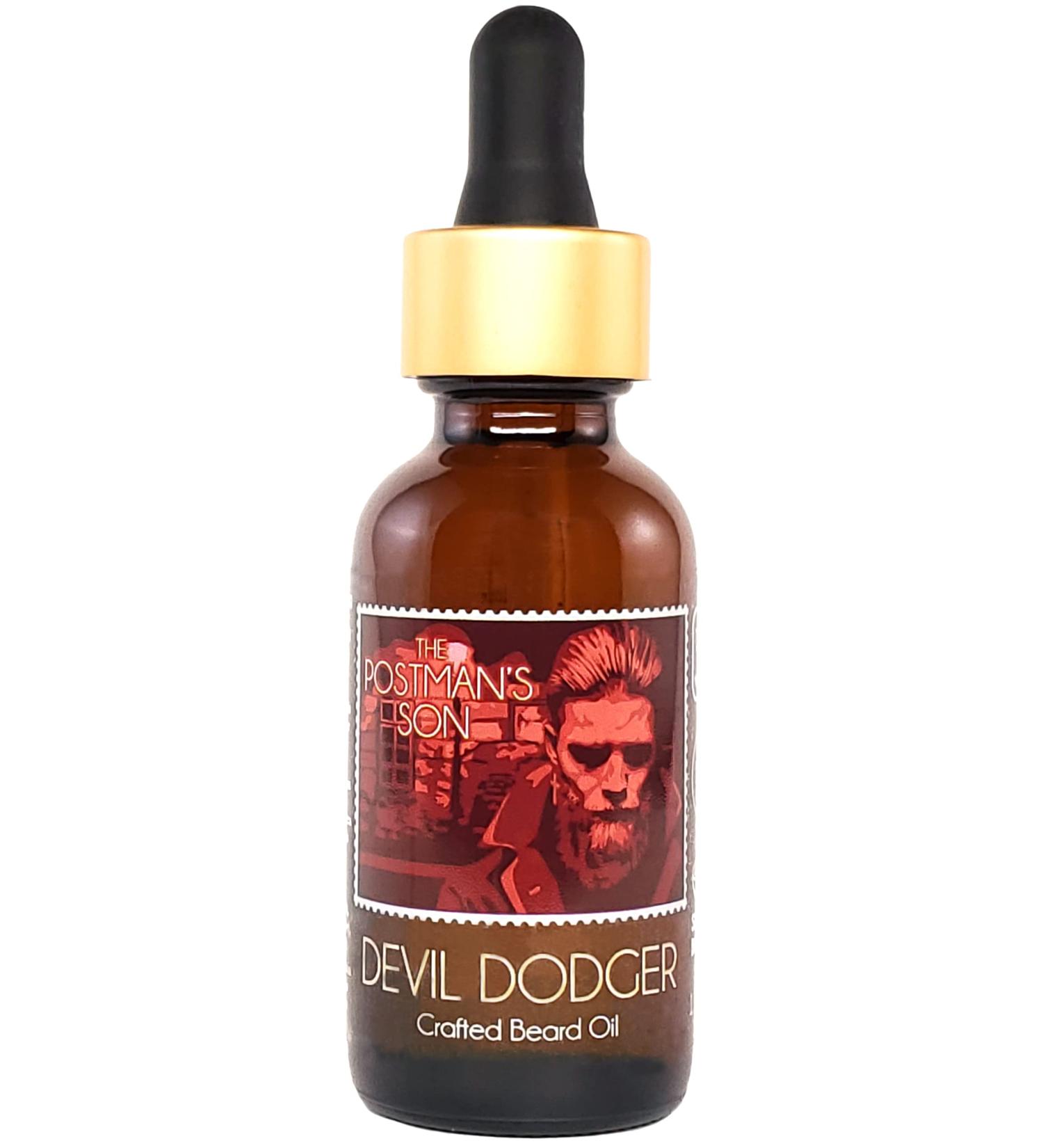 Buy Devil Dodger Beard Oil - The Postman's Son | Premium 1 fl oz Craft Beard Oil for Men - Fast International Shipping - Buy Online on SooperMarket.com