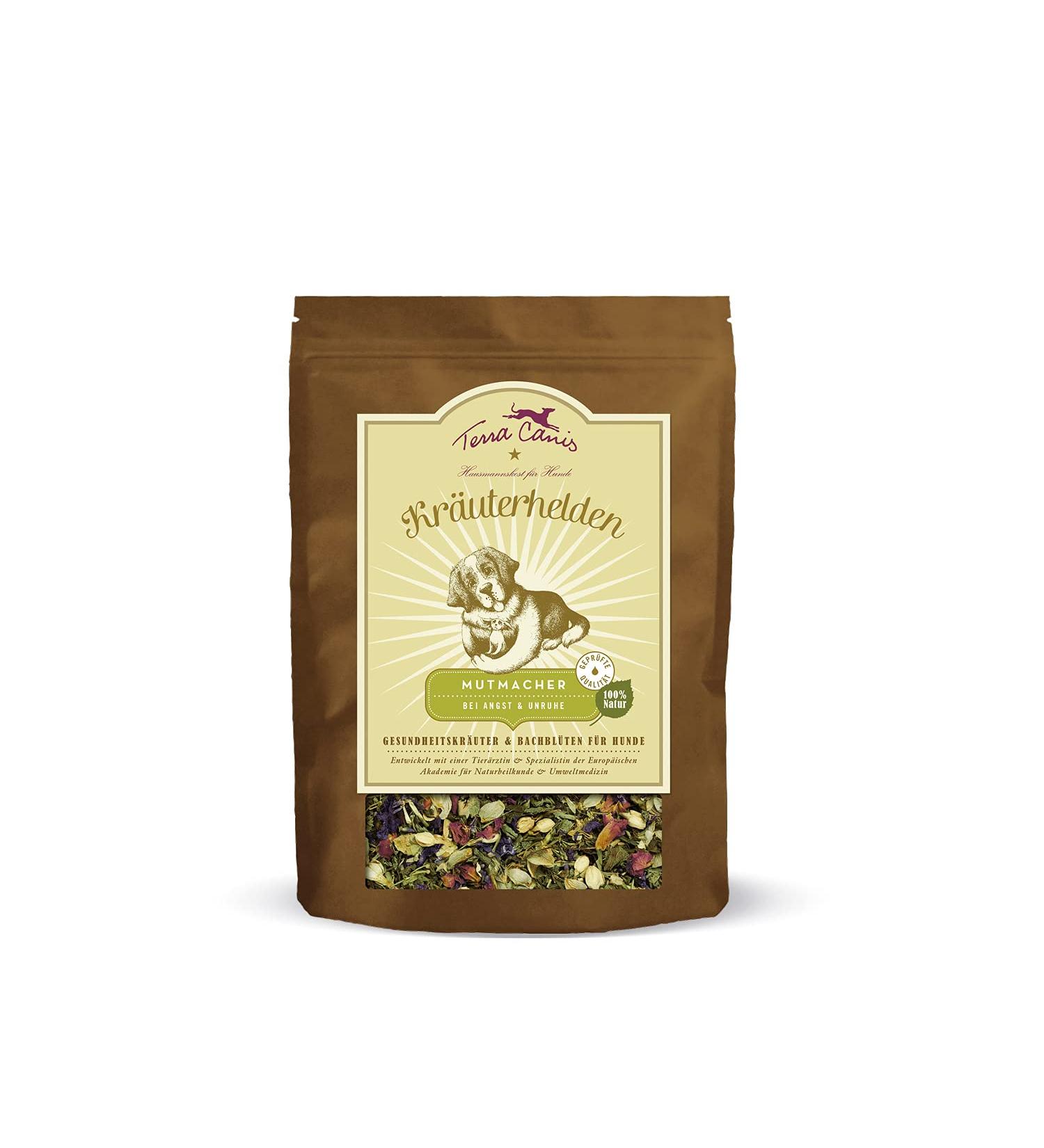 Terra Canis Mustmacher | Herbal Dietary Supplement for Dog Relaxation & Calm - 100g | Natural Health Herbs & Bach Flowers - Buy Online on SooperMarket.com