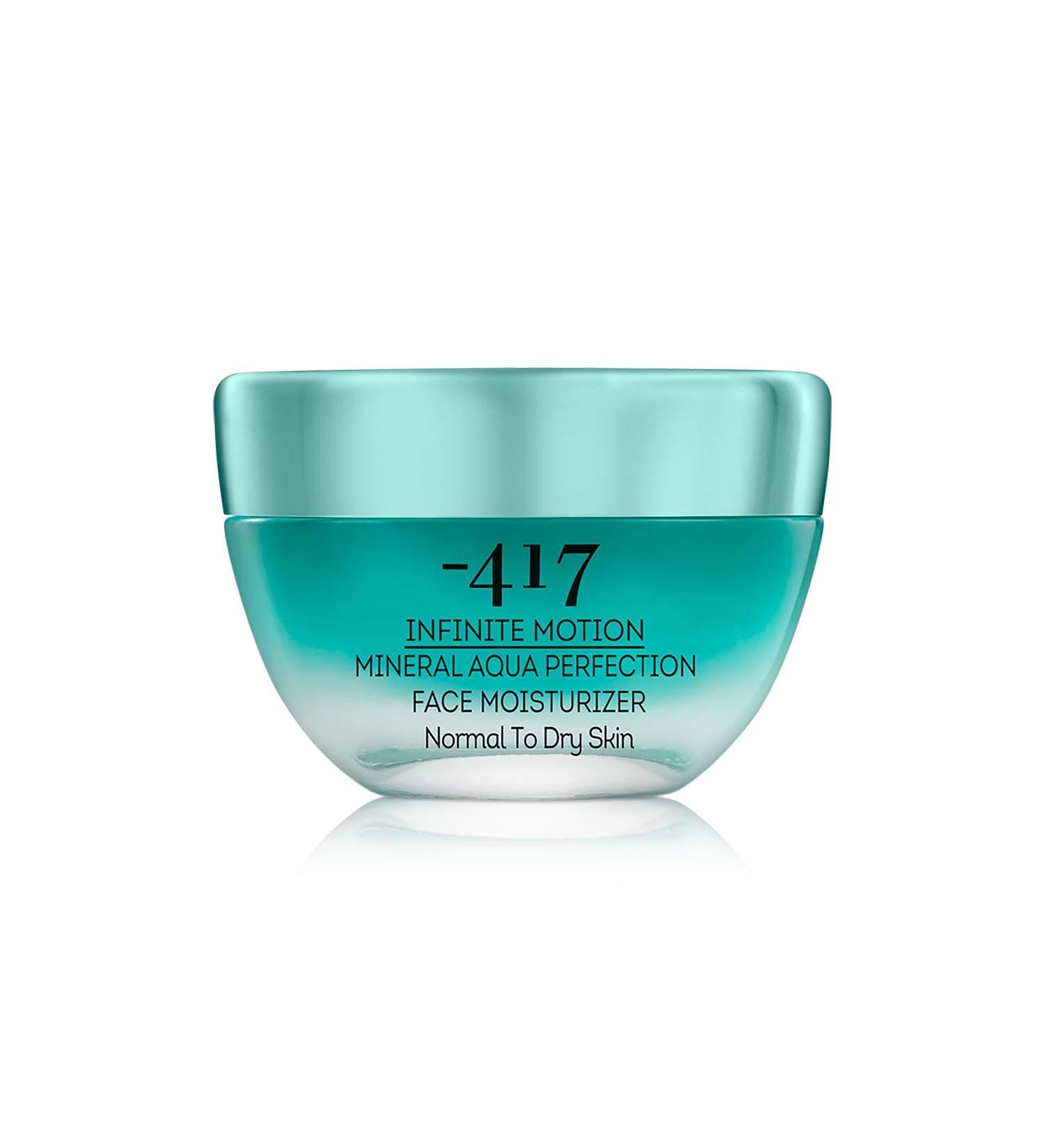 417 Dead Sea Cosmetics Mineral Aqua Face Moisturizer - Hydrating Cream with Jojoba Oil & Shea Butter - 1.7 oz for Nourished Skin - Buy Online on SooperMarket.com