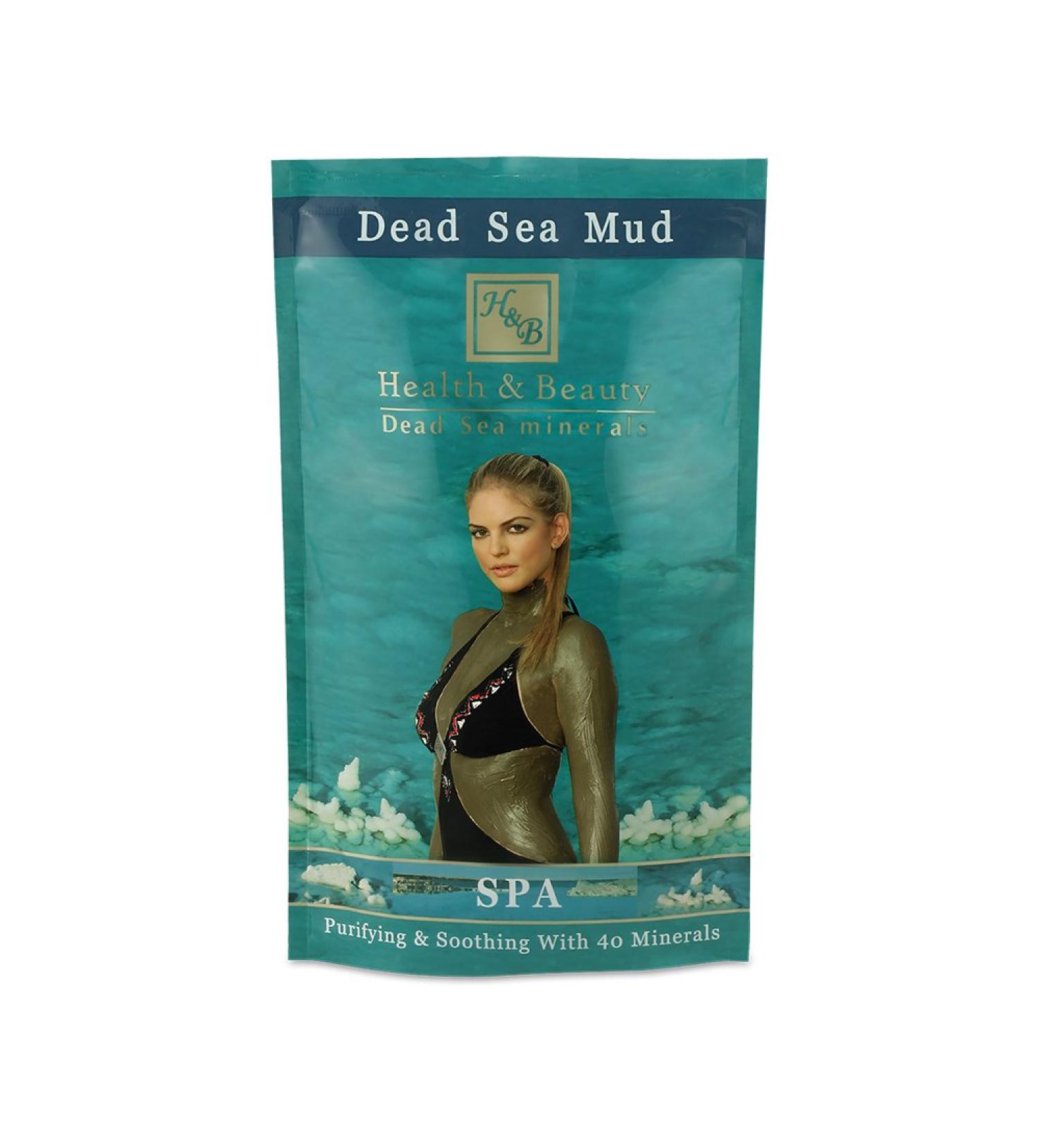 H&B Health & Beauty Original Dead Sea Mud - Spa Quality Natural Skincare for Face & Body | Paraben Free 600g - Ideal for Men & Women - Buy Online on SooperMarket.com