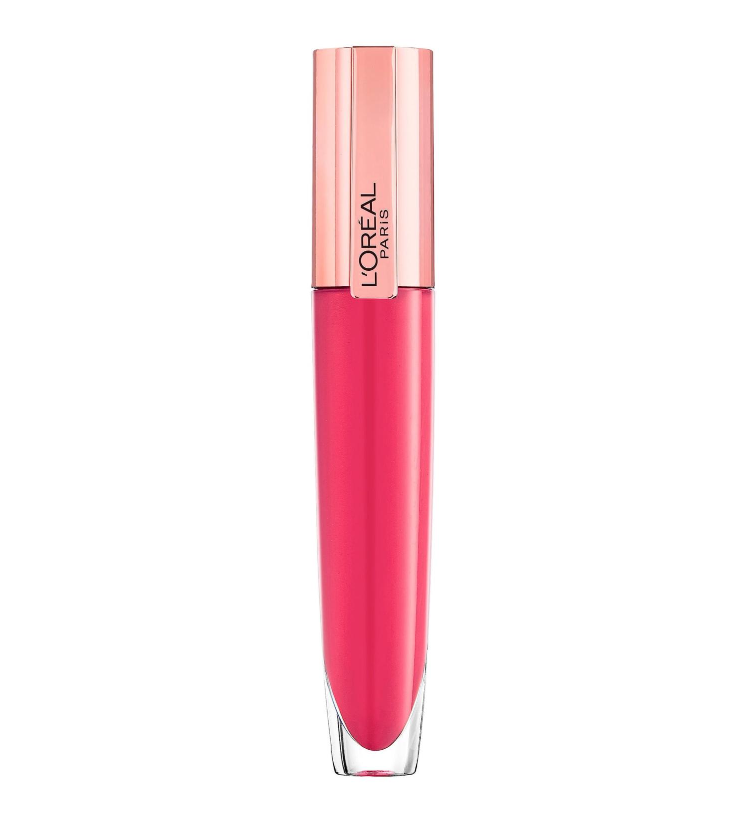 L'Or al Paris Glossy Lip Gloss No. 408 - Maximum Volume & Nourishing Effect with Hyaluronic Acid & Collagen | Glow Paradise Plump-In-Gloss - 1 Piece - Buy Online on SooperMarket.com