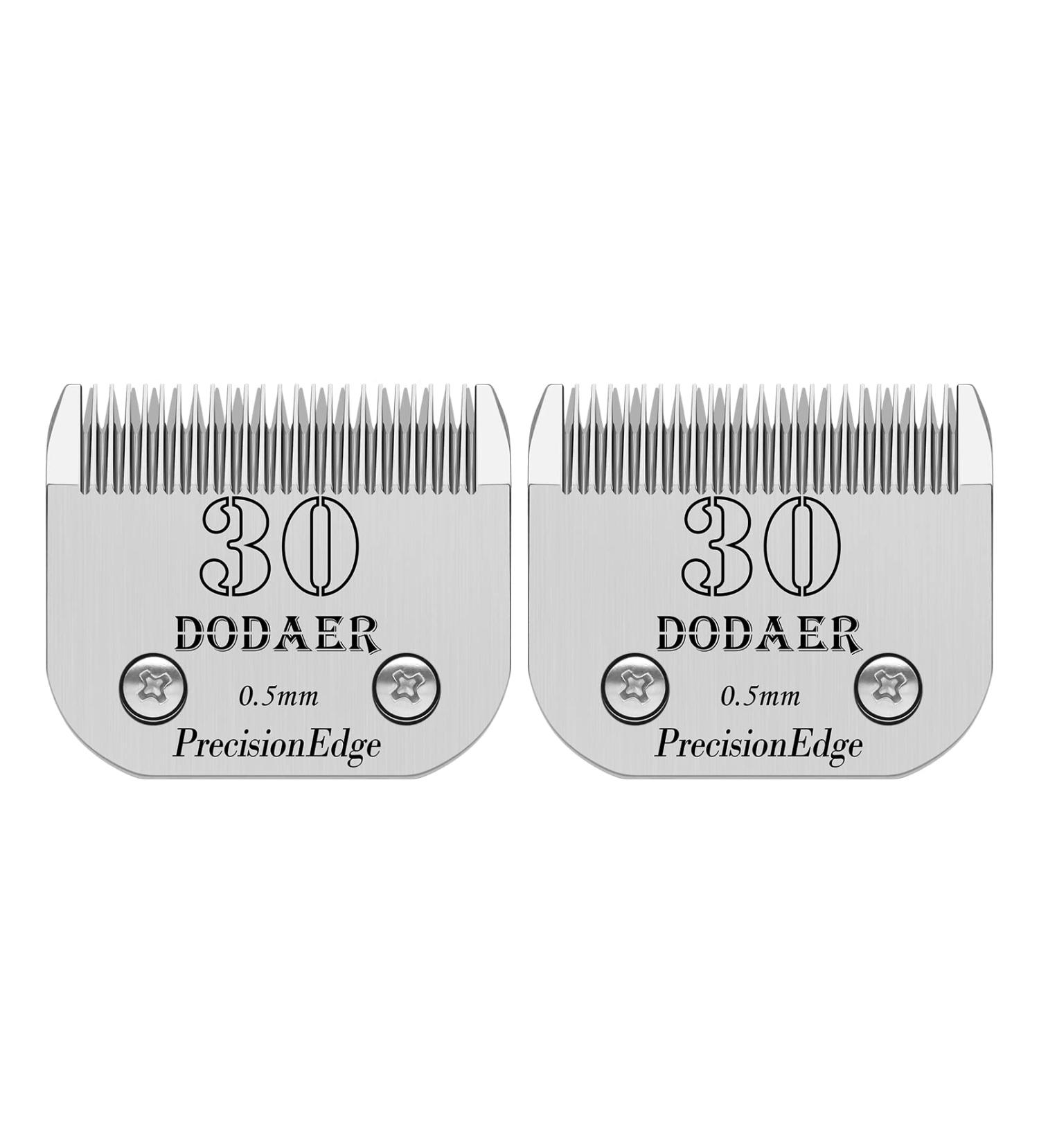 High-Quality Ceramic Blades for Dog Hair Cutters Compatible with Moser Heiniger Andis & Wahl A5 Size 30# 0.5 mm 2-Pack - Buy Online on SooperMarket.com