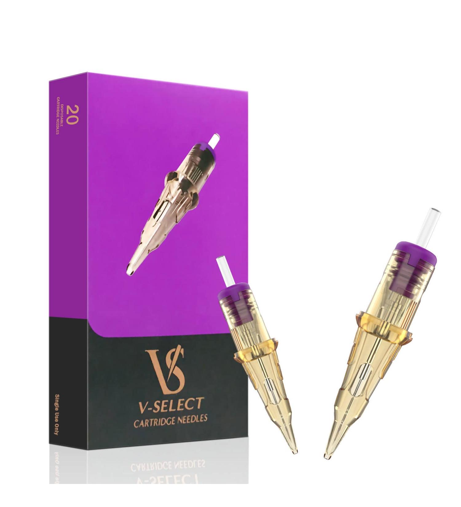 EZTAT2 Tattoo Cartridge Needles Liner 3RL - Professional V Select 0.30mm Tattoo Needles - 100 Count - For Permanent Makeup & Scalp Hair Tattoos - Buy Online on SooperMarket.com
