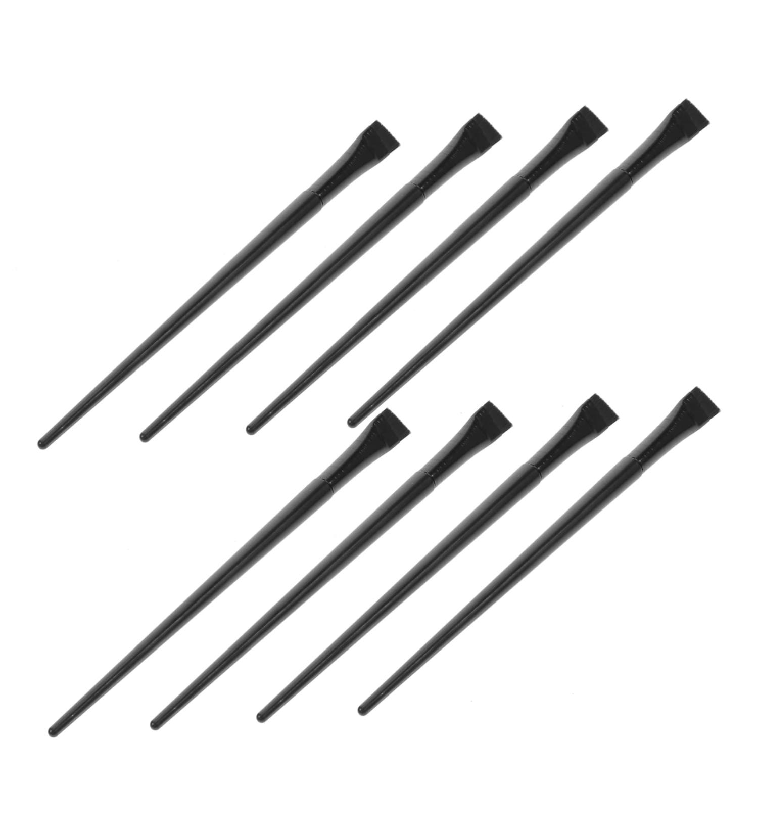 BELLIFFY 12pcs Eyeliner Brush Eye Shadow Brush Flat Liner Brush Eyeliner Makeup Tool Concealer Brush 15.5x1.2x0.6cm Black - Buy Online on SooperMarket.com