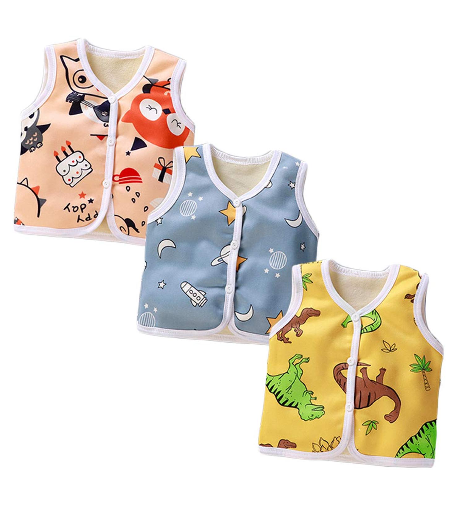 XM-Amigo Baby Boys' Winter Thick Waistcoat Jacket - 5-6 Years (Recommended Height 60-73cm) - Buy Online on SooperMarket.com