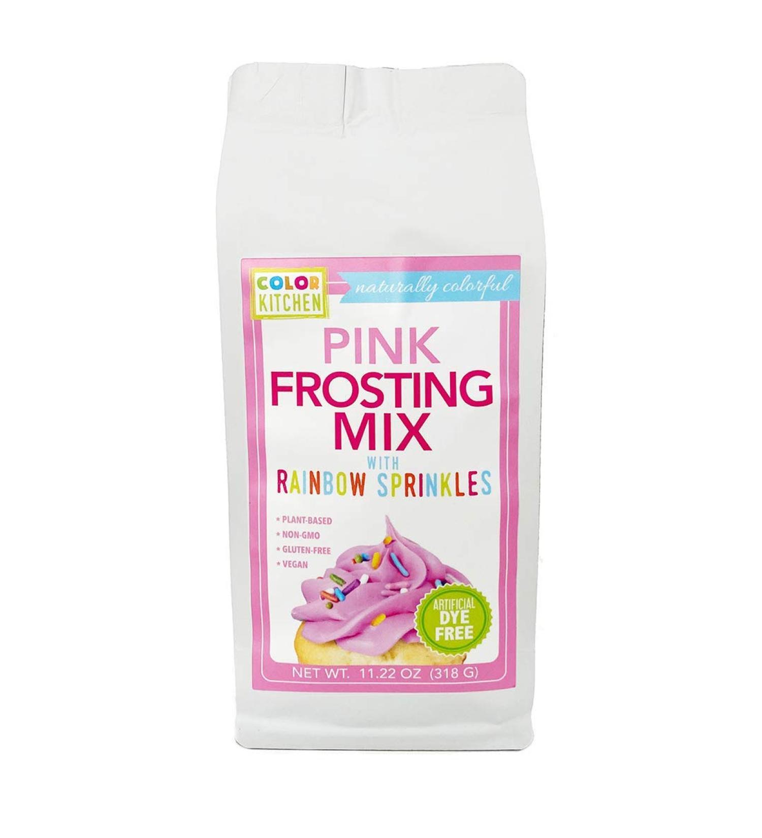 ColorKitchen Pink Frosting Mix with Rainbow Sprinkles - 11.22 oz (318g) | Perfect for Baking! - Buy Online on SooperMarket.com