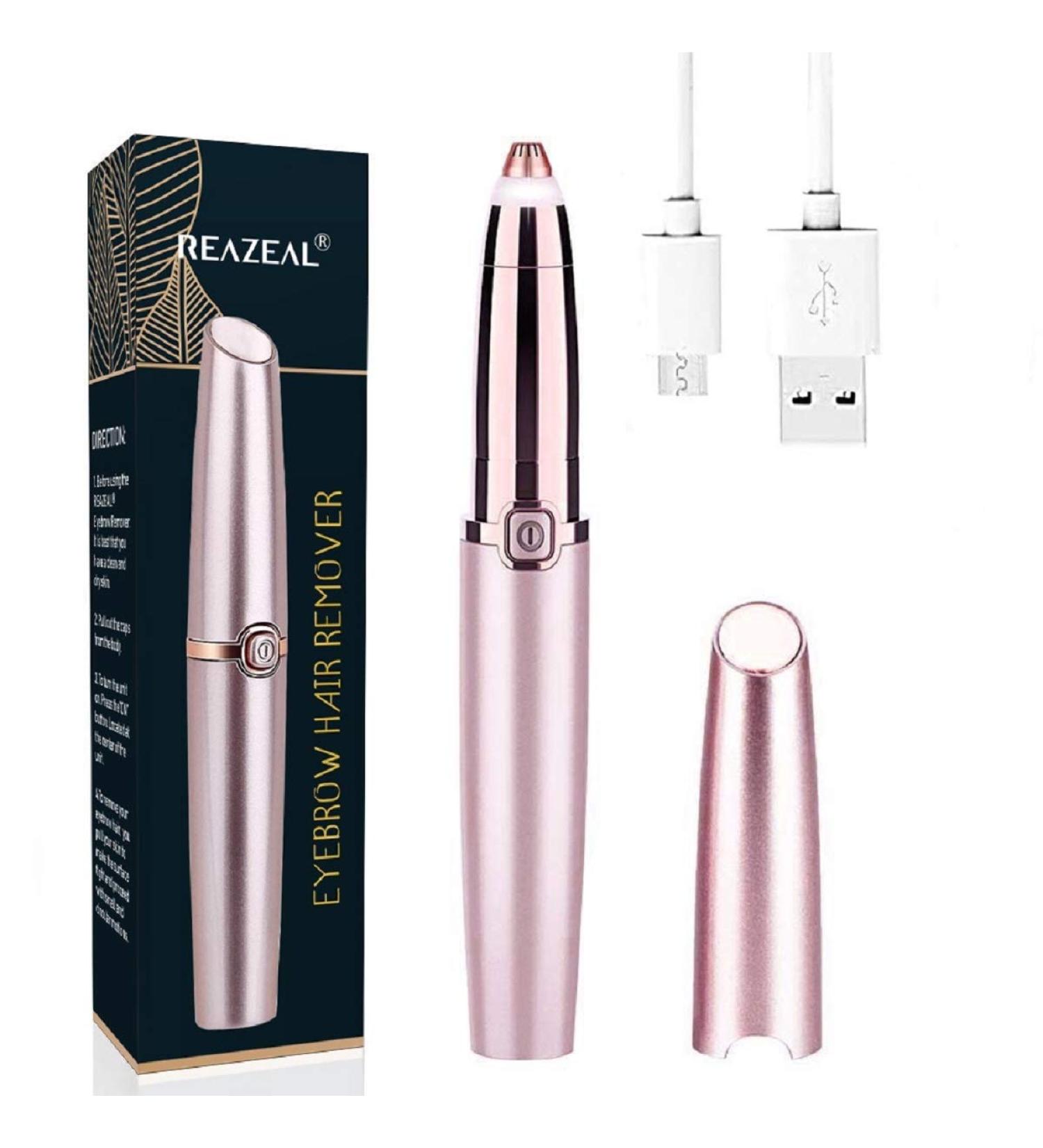 Rechargeable Painless Eyebrow Hair Remover by Reazeal - Buy Online on SooperMarket.com