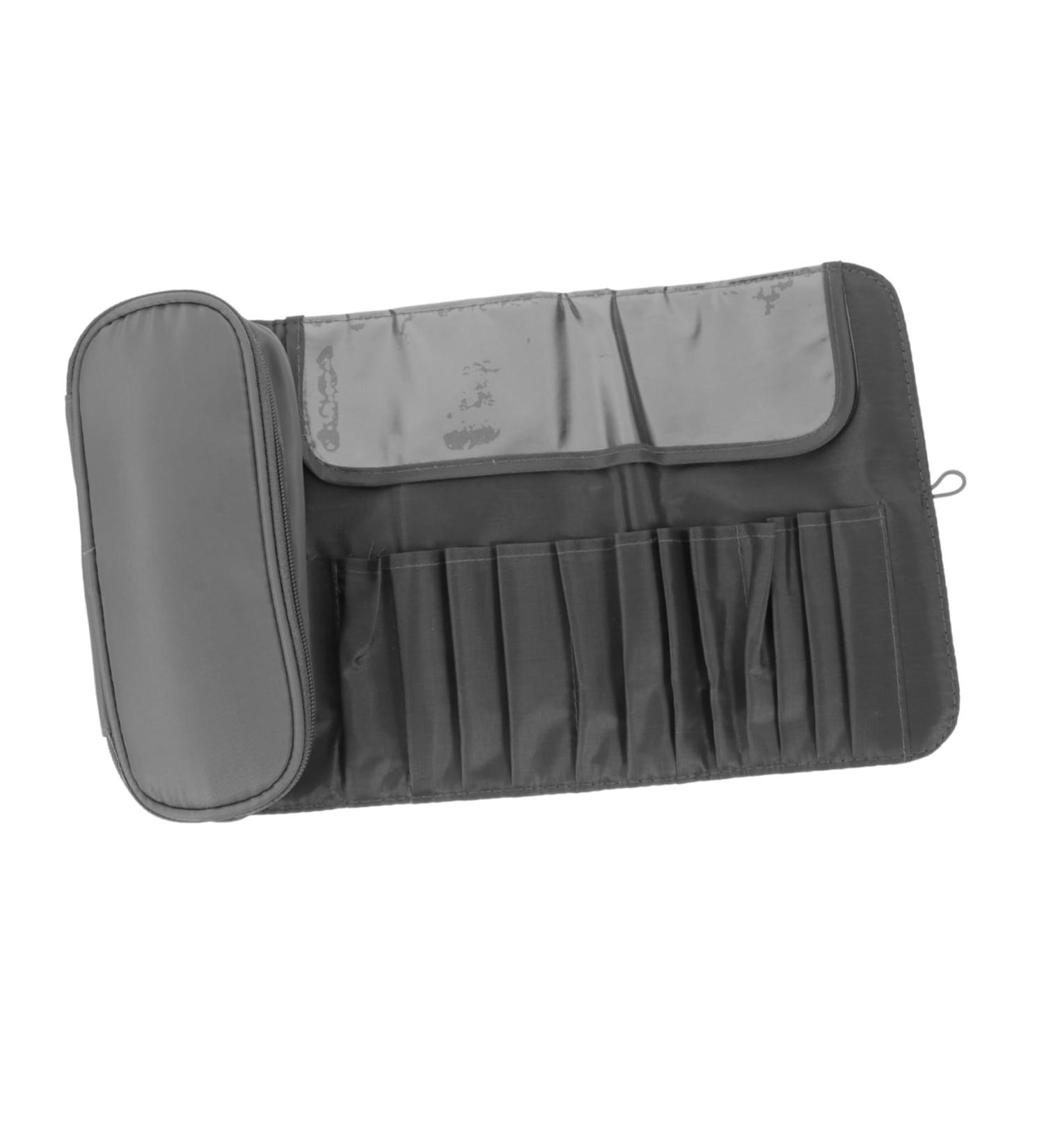 NOLITOY Makeup Brush Bag - Miss Cloth Toolbox in Major Grey (23x10cm) | International Shipping Available - Buy Online on SooperMarket.com