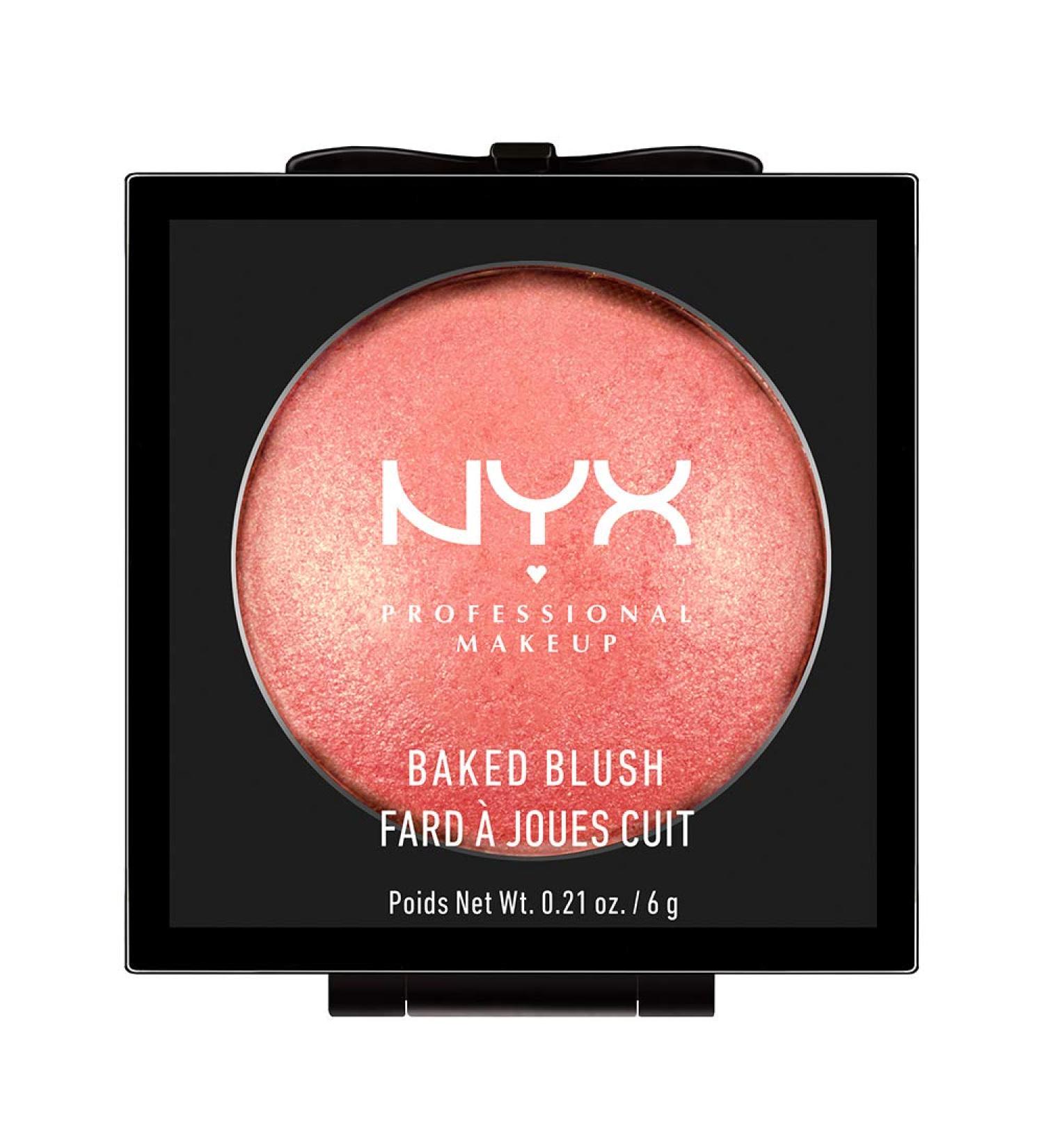 NYX Cosmetics Baked Blush in Foreplay - Natural and Radiant Cheek Color - Buy Online on SooperMarket.com