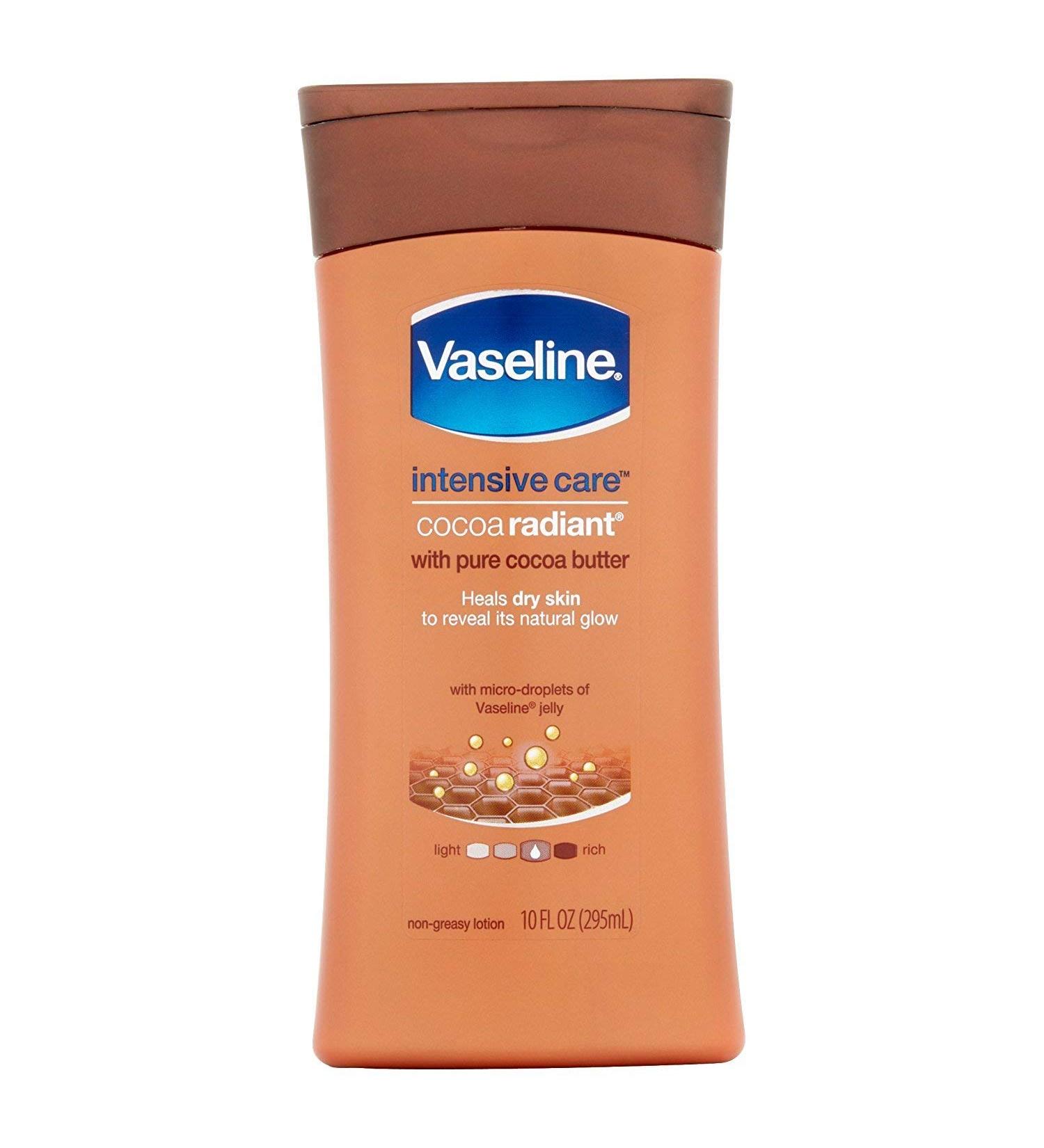 Buy Vaseline Intensive Care Cocoa Radiant Lotion 10 oz (2 Pack) - Moisturizing Skin Care for All Skin Types - Fast International Shipping - Buy Online on SooperMarket.com