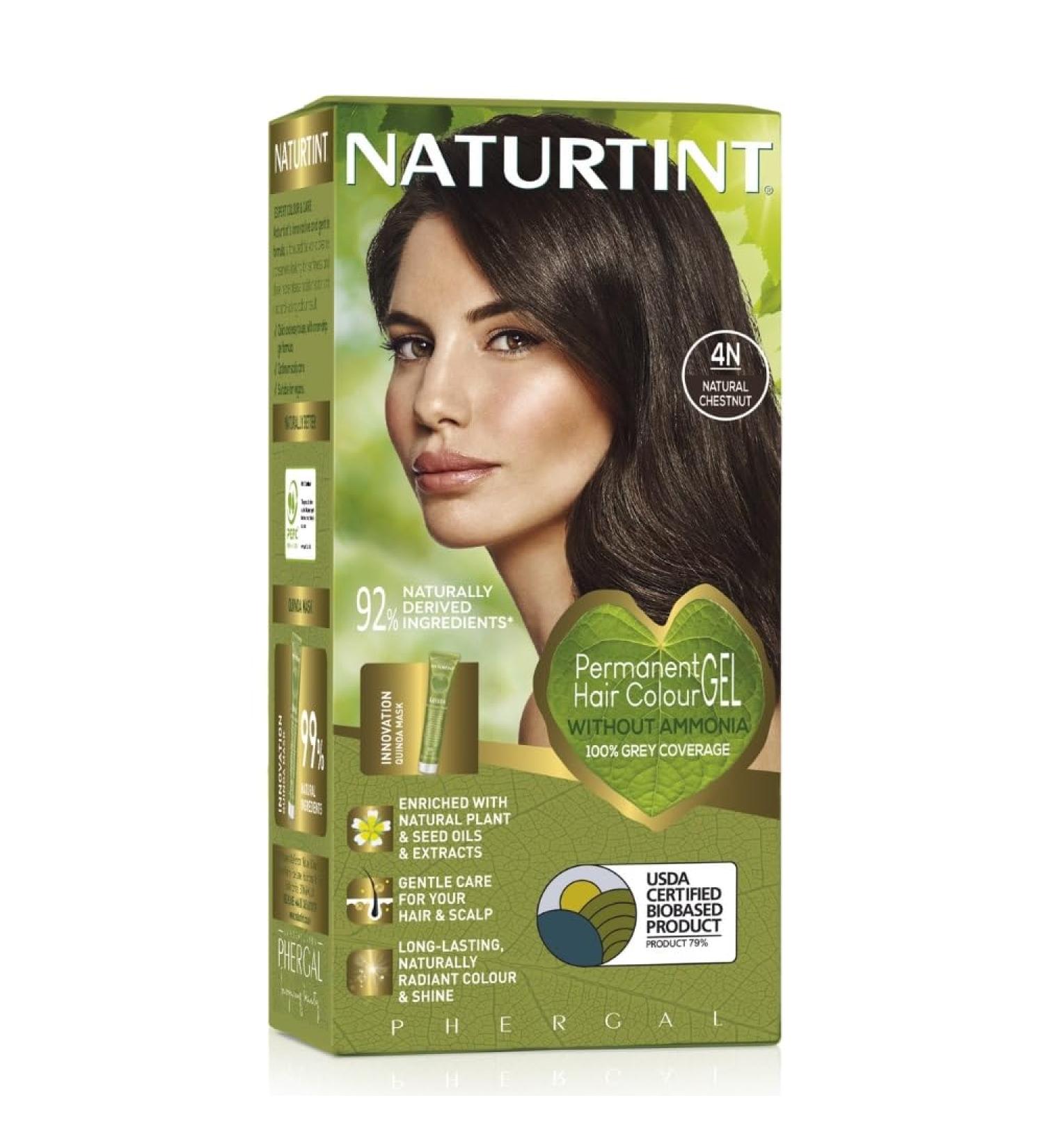 Naturtint Permanent Hair Colour 4N Natural Chestnut - Shop Now for Vibrant and Natural Looking Hair - Buy Online on SooperMarket.com