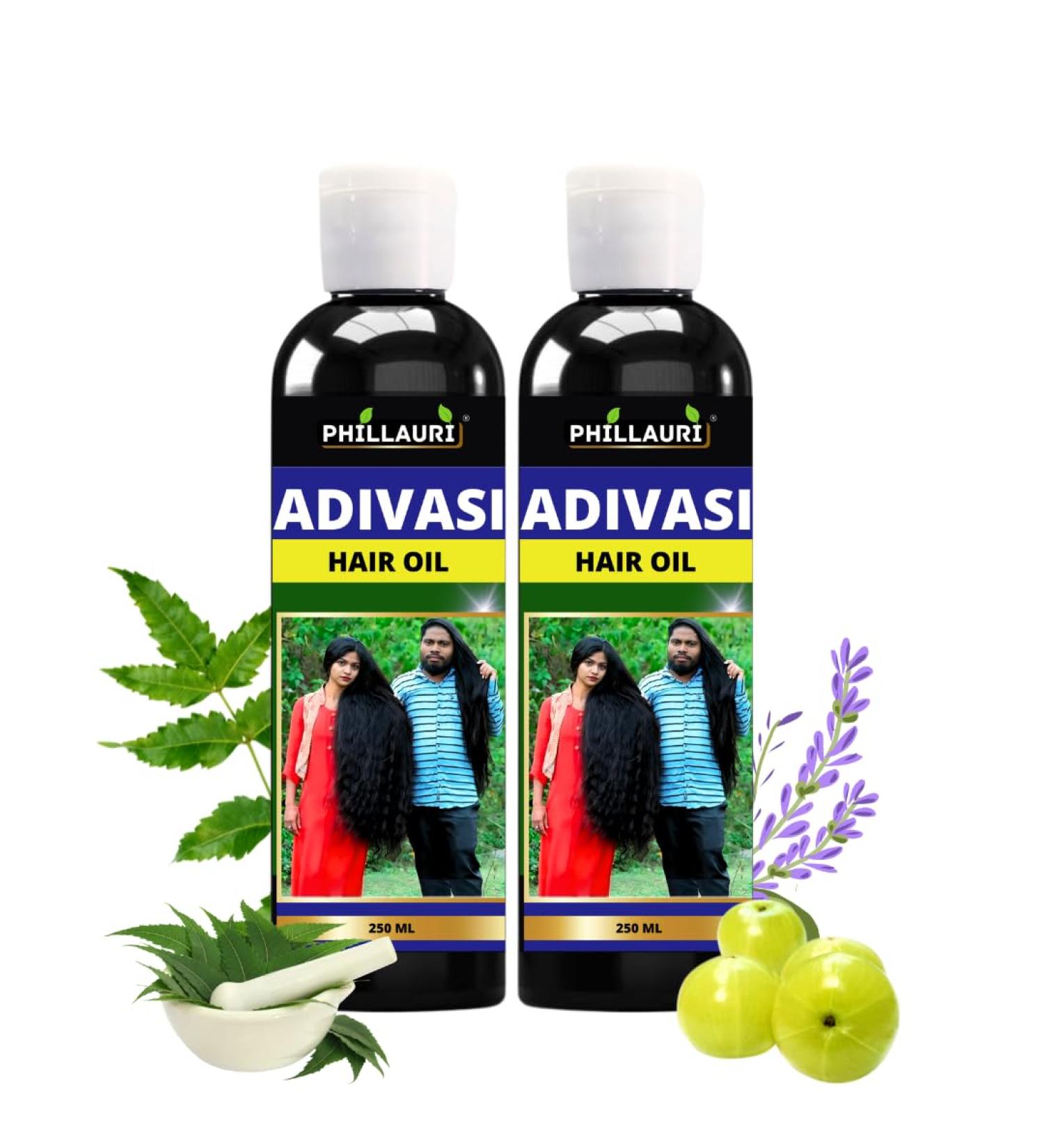 Adivasi Herbal Hair Growth Oil - Control Hairfall & Nourish Scalp for Strong Healthy & Thick Hair | International Shipping Available - Buy Online on SooperMarket.com