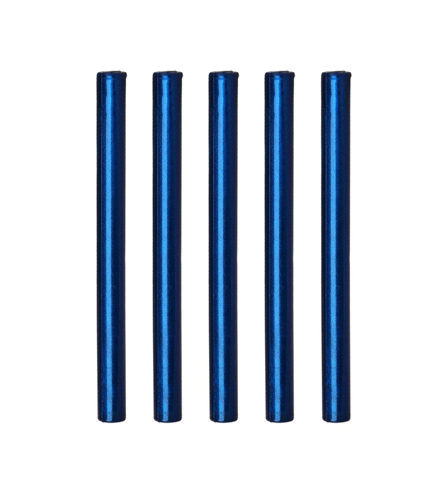 Belovyaler 5-Piece Seal Wax Hums for Wedding Invitations - Premium Crafting Seals & Glittering Glazed Blue Wax - Buy Online on SooperMarket.com