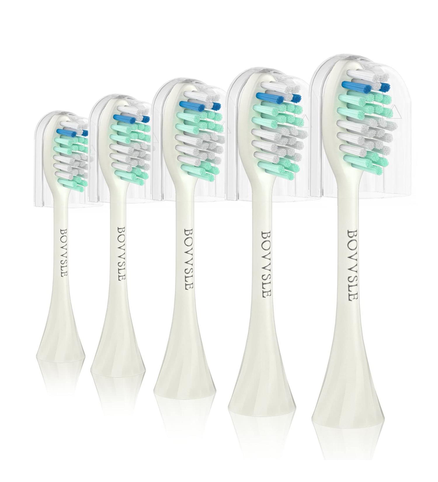 5 Pack Snow White Toothbrush Replacement Heads for Philips One Sonicare HY1100 and HY1200 - Buy Online on SooperMarket.com