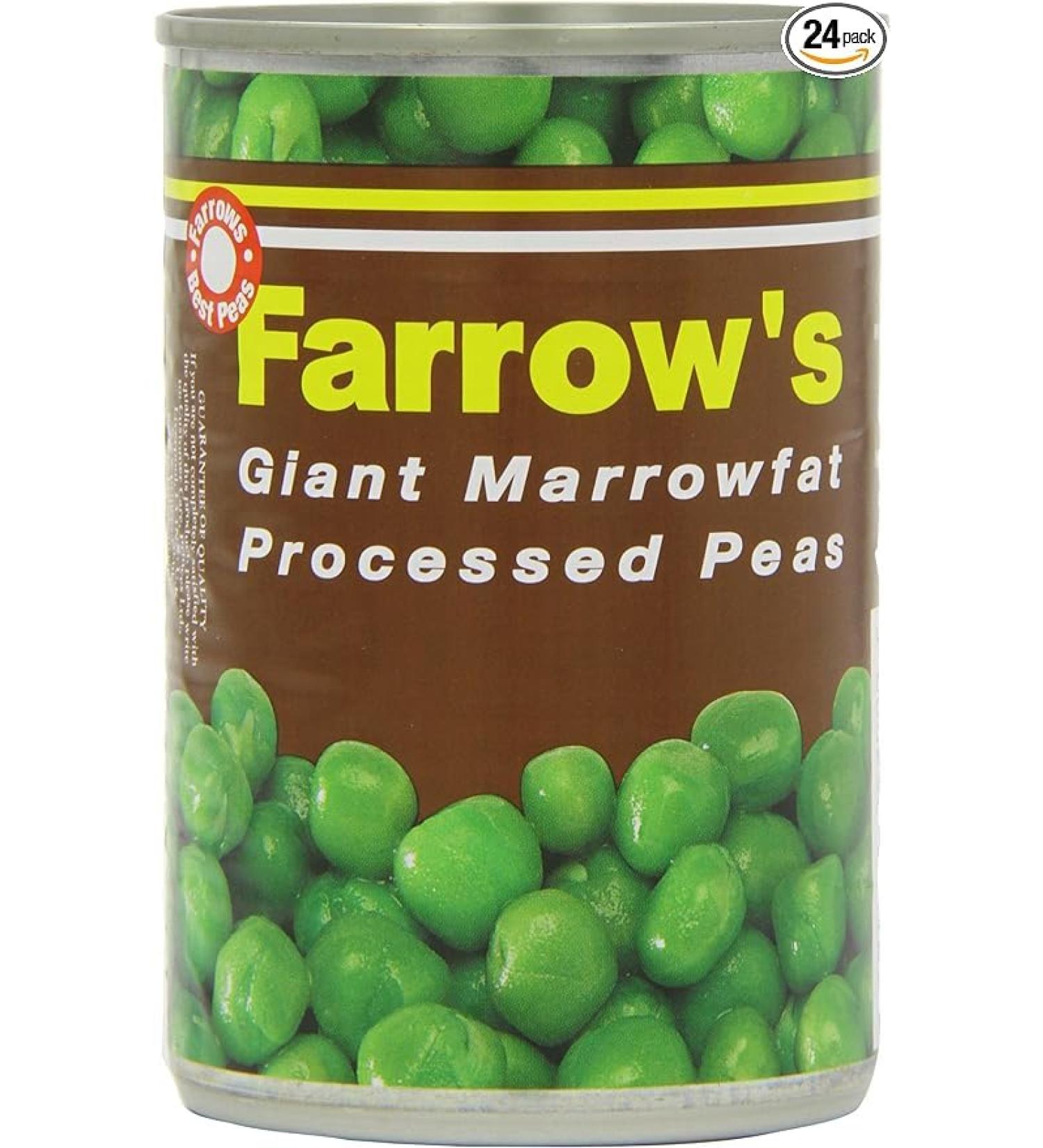 Farrow's Giant Marrowfat Processed Peas 300 g (Pack of 24)