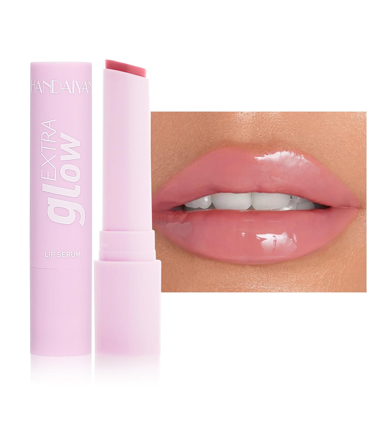 Glow Lip Balm | Vegan Moisturizing & Plumping Lip Gloss | Hydrating Lip Treatment for Dry Cracked Lips - Buy Online on SooperMarket.com