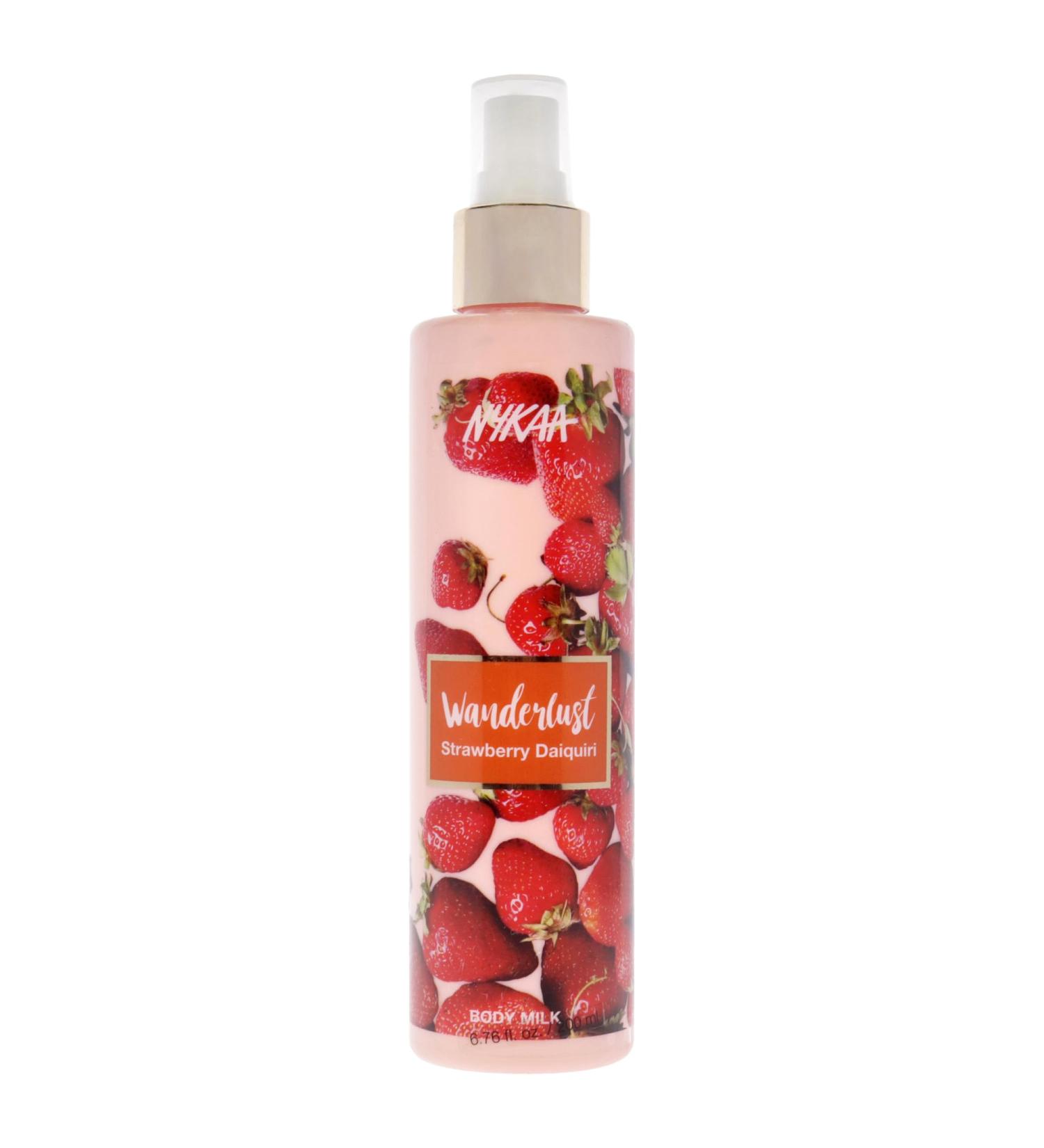 Buy Nykaa Naturals Wanderlust Body Milk - Strawberry Daiquiri for Women - 6.76 oz | International Shipping Available - Buy Online on SooperMarket.com
