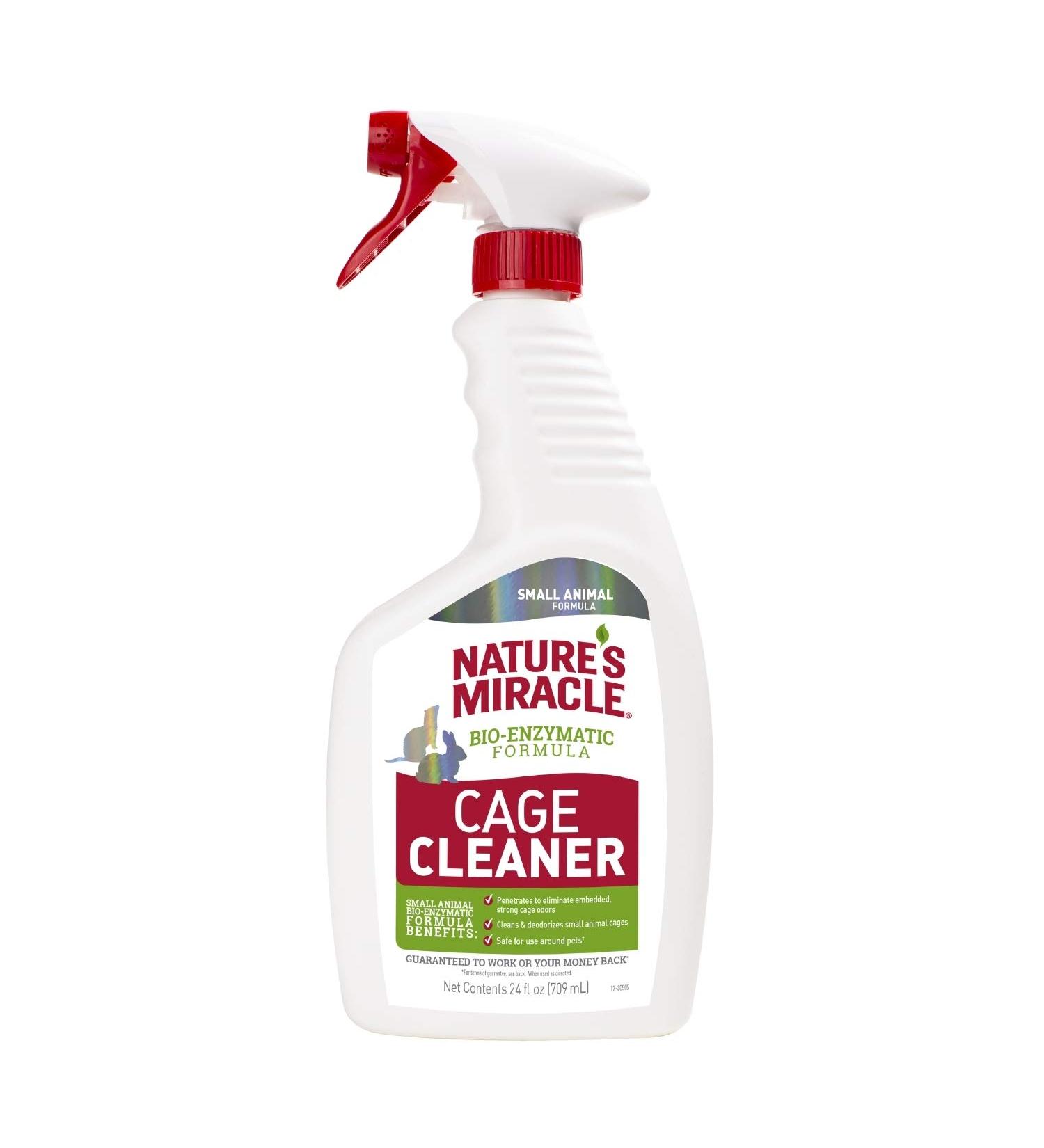 Nature's Miracle Cage Cleaner 24 fl oz - Small Animal Formula for Clean & Odor-Free Cages - Buy Online on SooperMarket.com