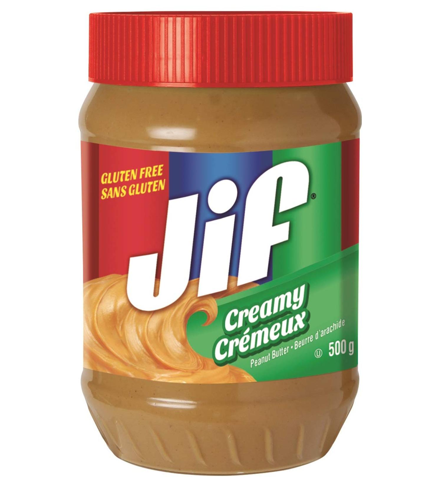 Jif Creamy Peanut Butter Smooth & Creamy Texture No Stir 500g Jars (Pack of 12) Creamy 1 g (Pack of 12) - Buy Online on SooperMarket.com