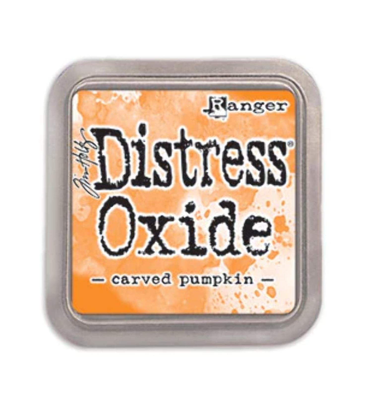 Ranger Tim Holtz Distress Oxide Carved Pumpkin plastic orange 7.5 x 7.5 x 1.9 cm carved pumpkin 1 piece (1 pack)