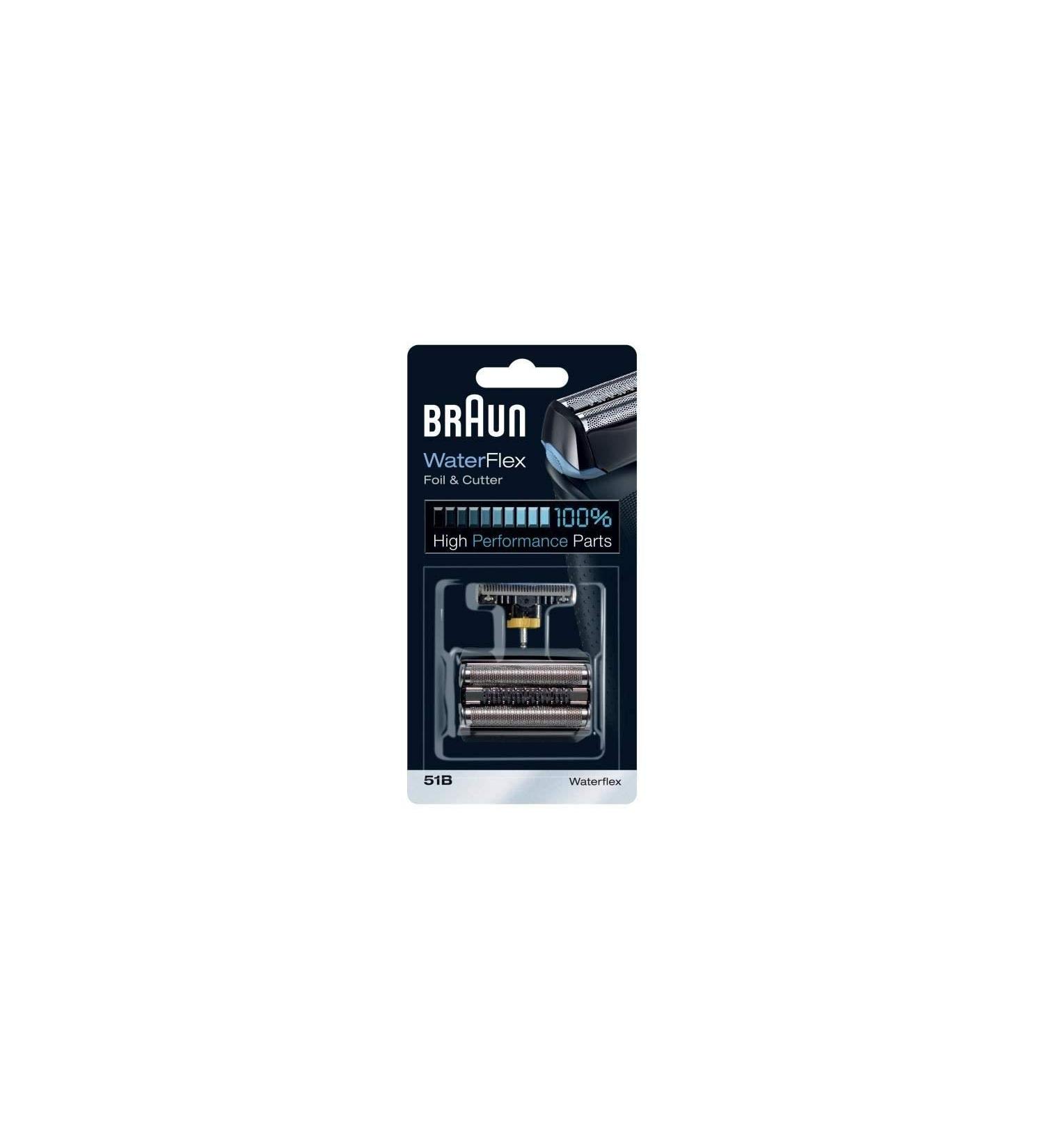 BRAUN WaterFlex 51B Replacement Foil & Cutter - Electric Shaver Accessory in Black | International Shipping Available - Buy Online on SooperMarket.com
