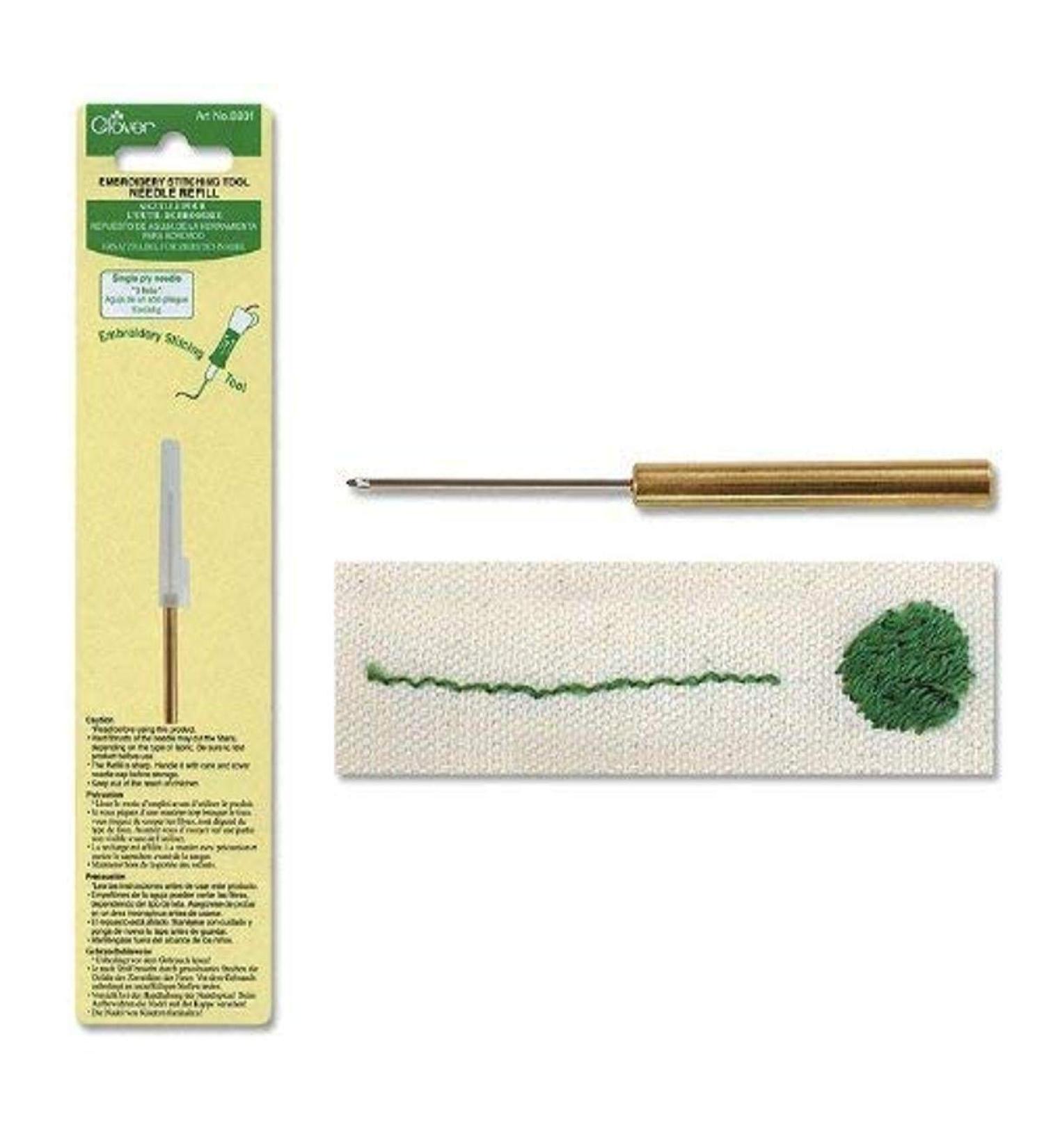 Clover Embroidery Stitching Tool Needle Refill - Buy Online on SooperMarket.com