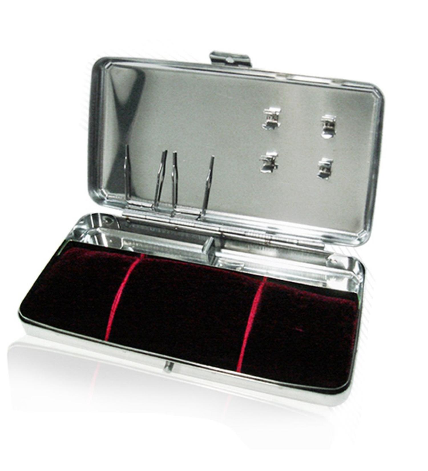 Hanglim Acupuncture Case - Portable Stainless Steel Storage Holder (Medium) | International Shipping Available - Buy Online on SooperMarket.com