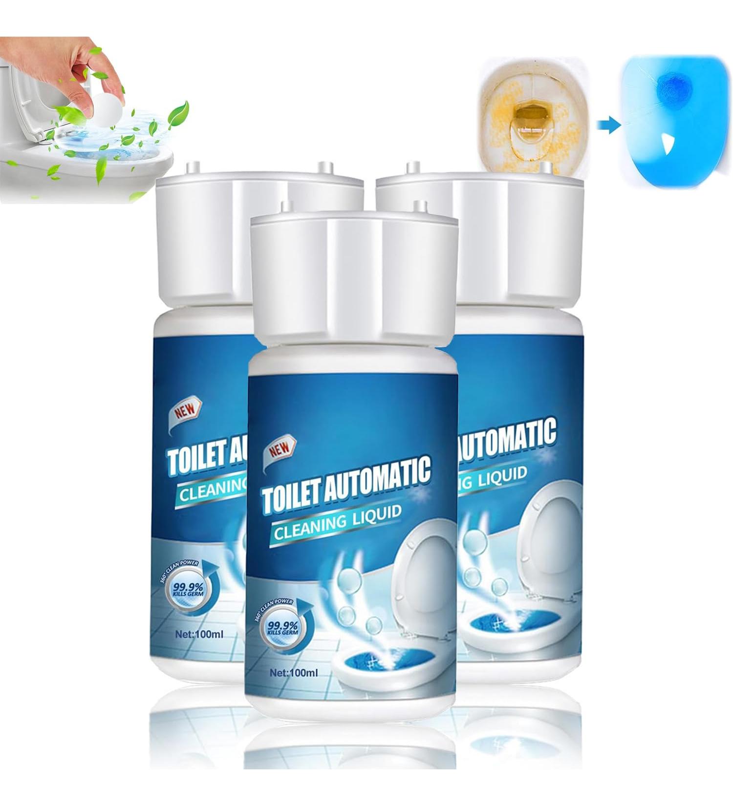 Splash Foam Toilet Cleaner Upgraded Stubborn Stains Cleaning Agent Splash Cleaner Foaming for Toilet Natural Toilet Cleaner Easy to Use For Home Bathroom Toilet 3pc - Buy Online on SooperMarket.com