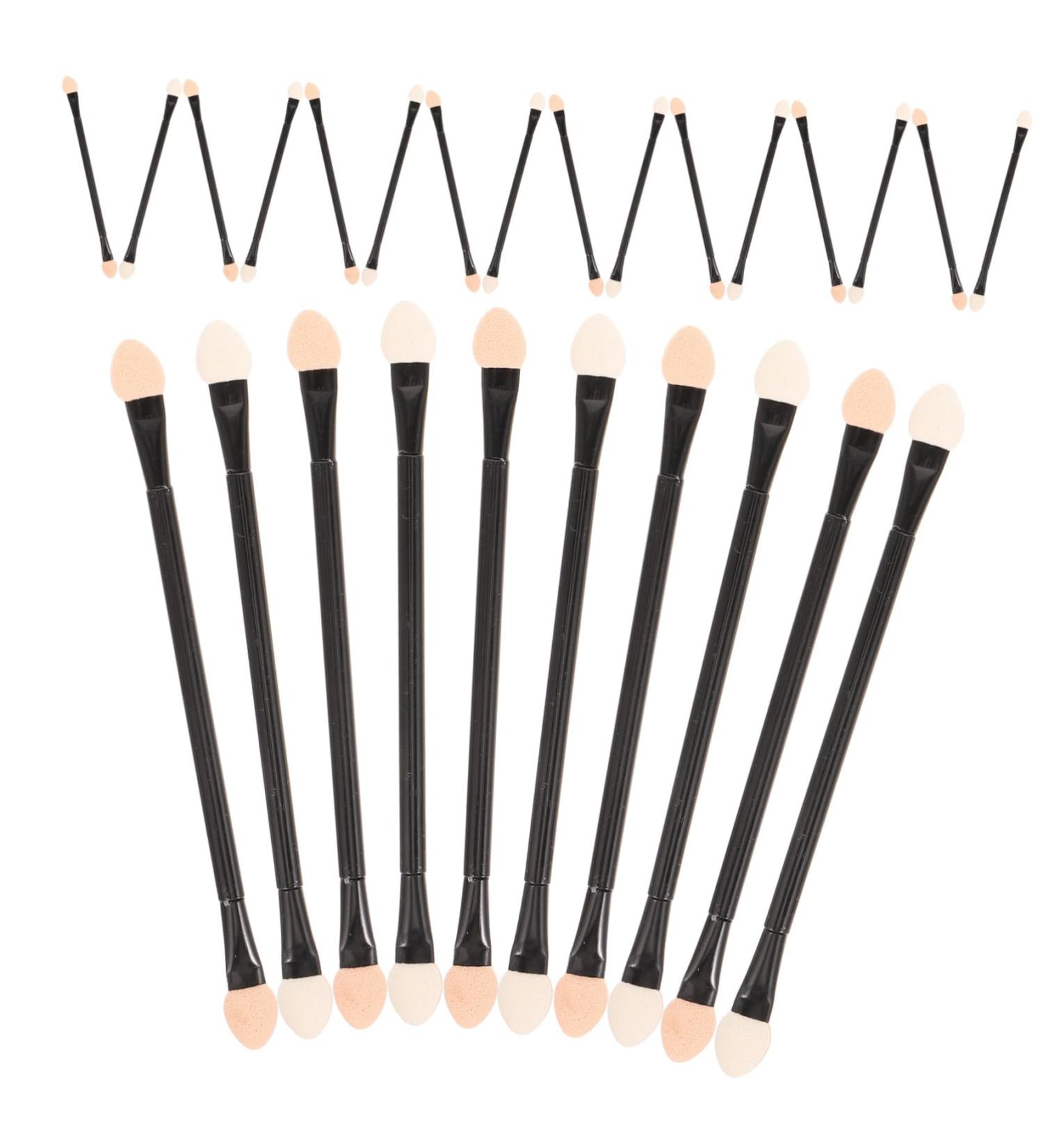 BELLIFFY 30pcs Disposable Eye Shadow Stick Long Handle Eyeshadow Brush Eye Makeup Applicator Tool Plastic - Buy Online on SooperMarket.com