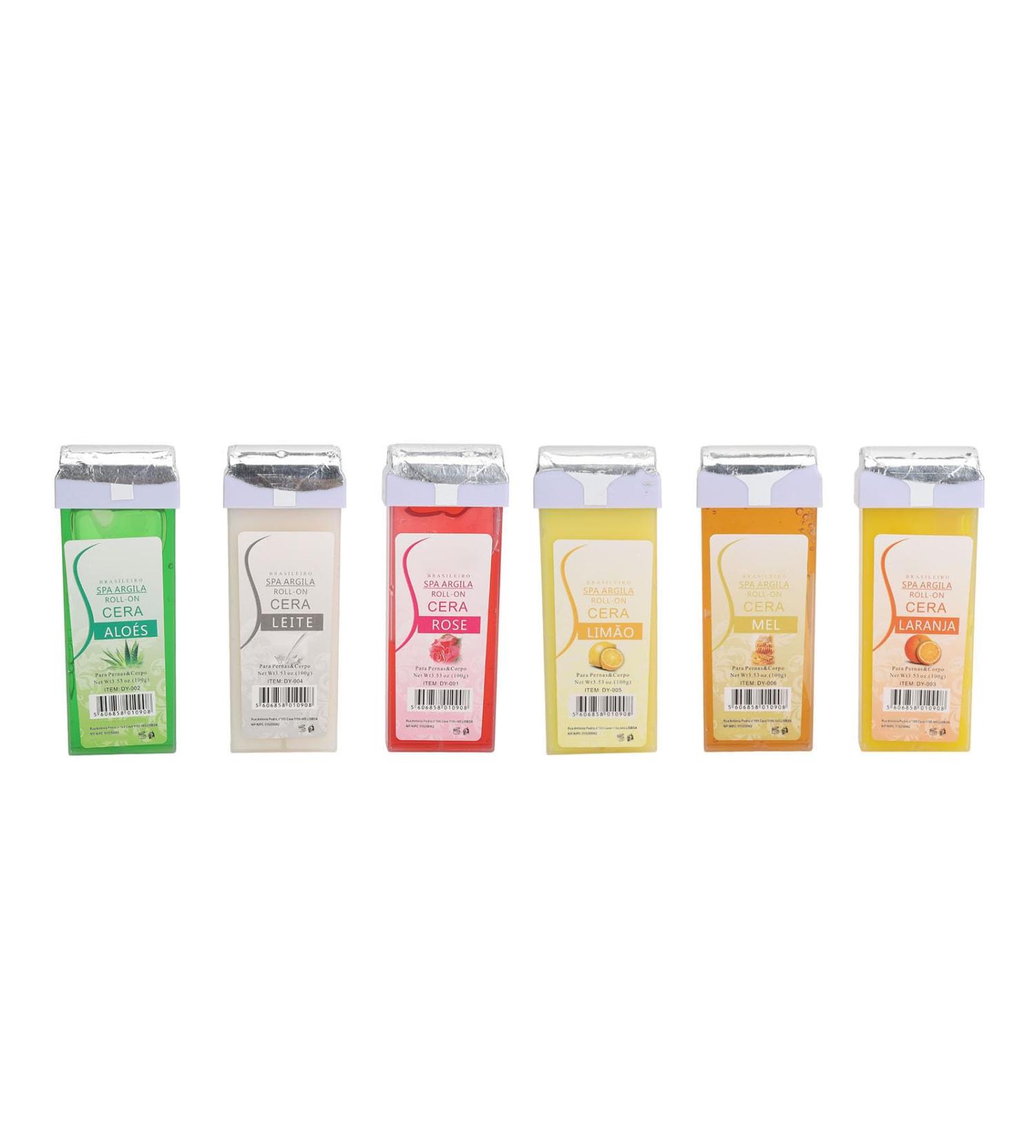 High Efficiency Hair Removal Wax Roller - Safe Depilatory Wax 6 Pack for Strong Viscosity & Smooth Arms | International Shipping Available - Buy Online on SooperMarket.com