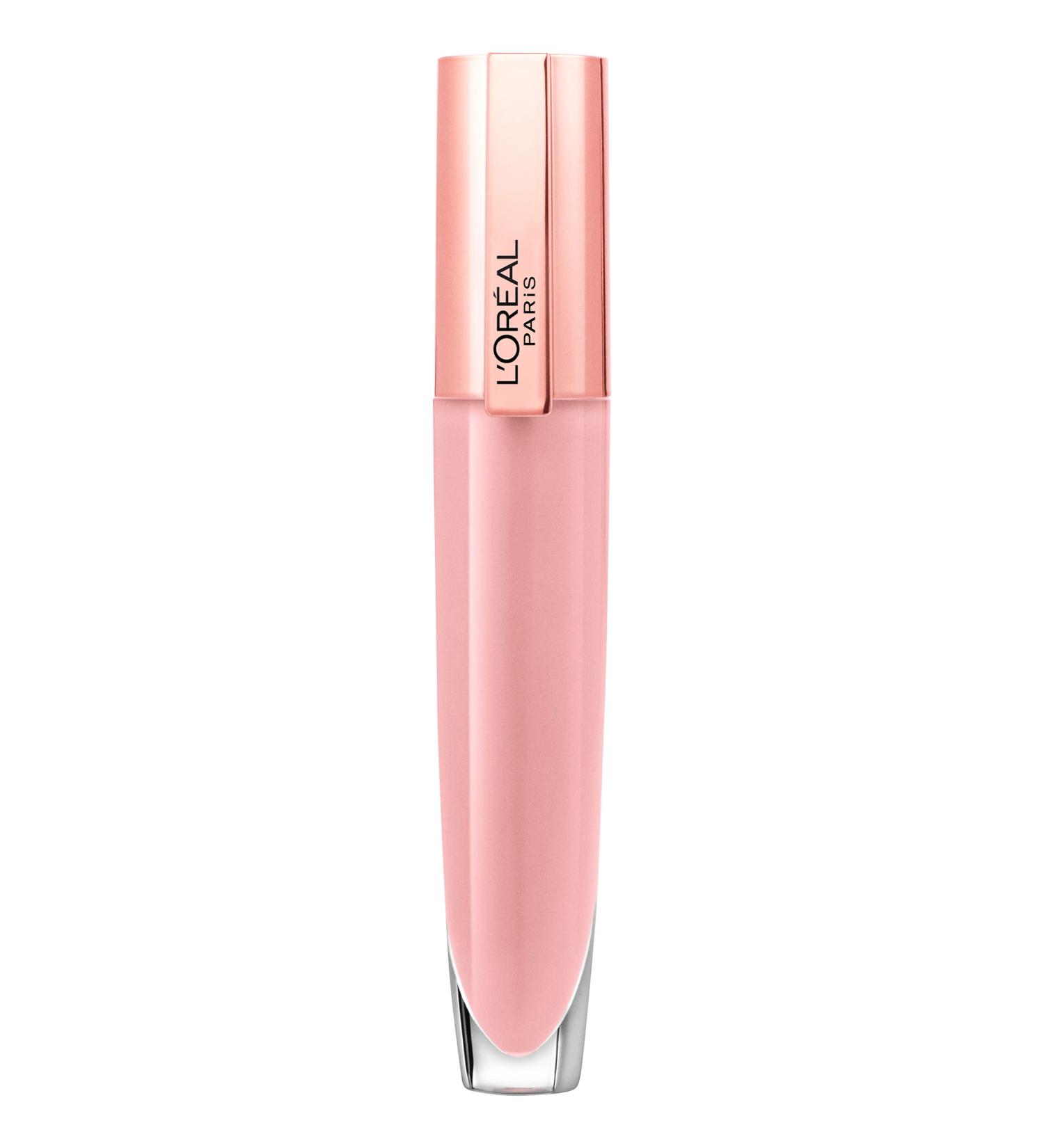 L'Oreal Paris Tinted Lip Balm-in-Gloss: Glow Paradise Hydrating Liquid Lip Color in Pristine Pink - 0.23 Fl Oz - Buy Online on SooperMarket.com