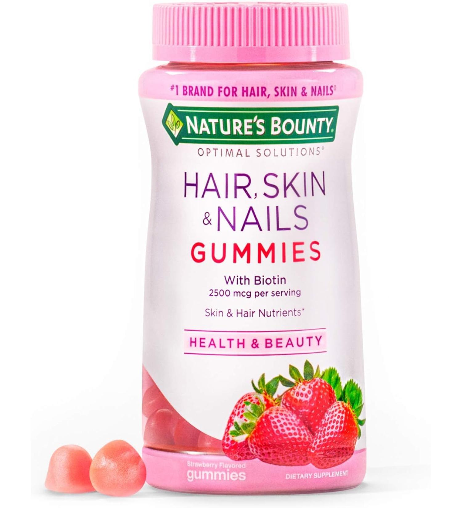 Nature's Bounty Hair Skin & Nails Gummies Value Size 180 Count - Buy Online on SooperMarket.com