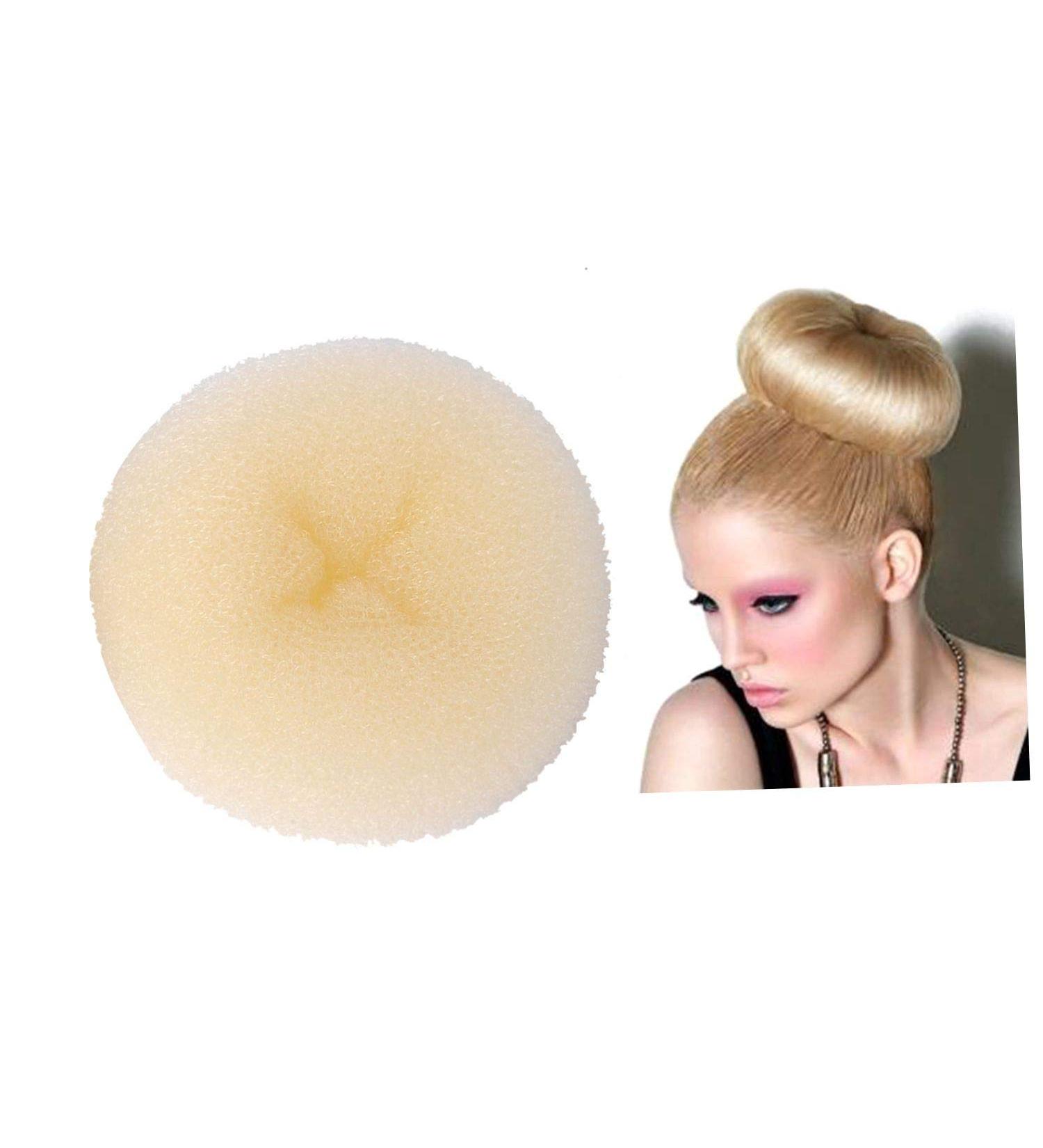 JIAHAO Hair Bun Set - Chignon Bun Maker Accessory for Dancers & Ballet Girls | Beige | 1 Piece - Buy Online on SooperMarket.com