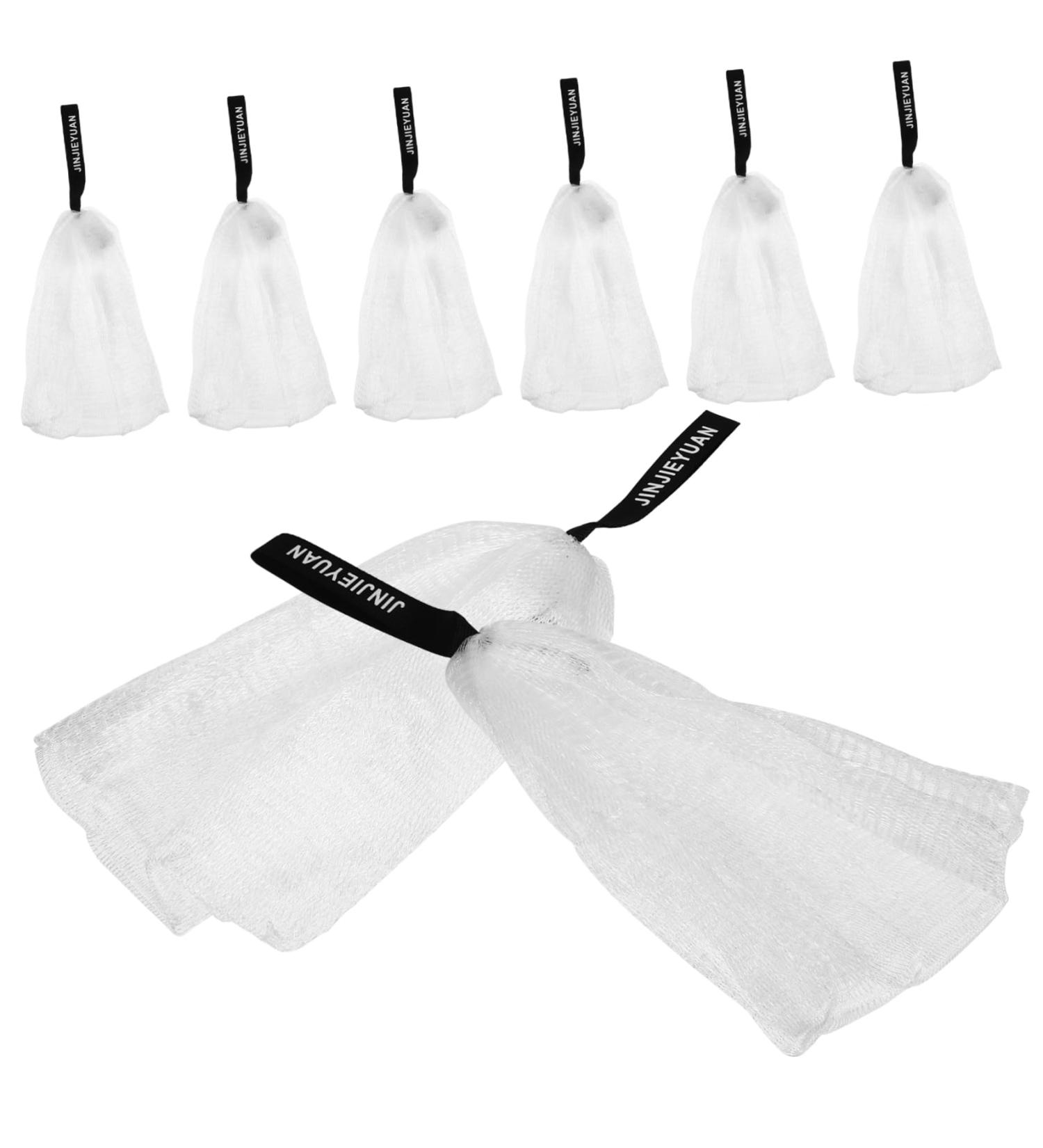 Baluue 40 Pcs Double Layer Foaming Sponge Soap Mesh Holders Soap Receive Bag Soap Mesh Bags Soap Holders or - Buy Online on SooperMarket.com