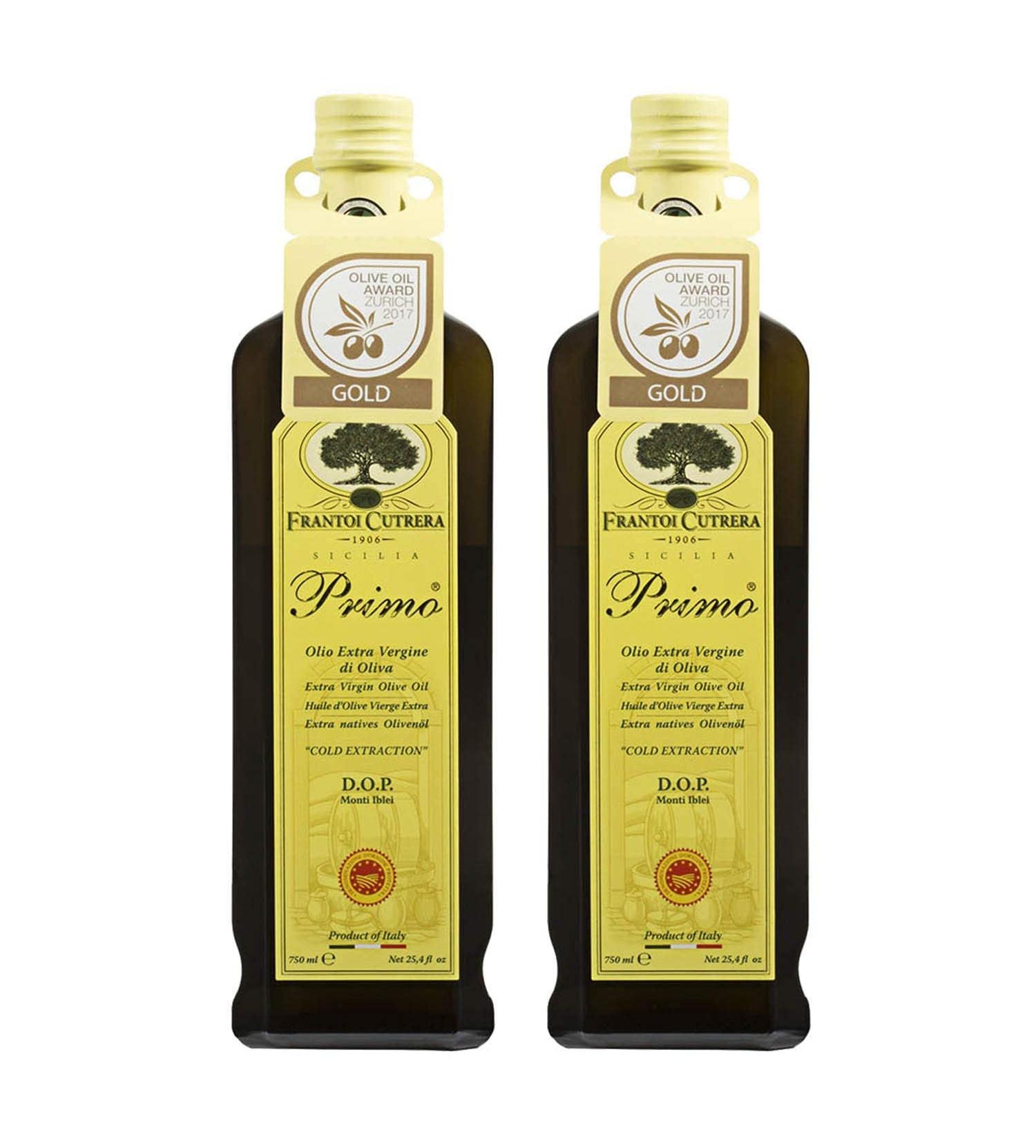 Frantoi Cutrera Extra Virgin Olive Oil 24.5 oz - Imported from Italy - 2 Pack - Premium Quality - Buy Online on SooperMarket.com