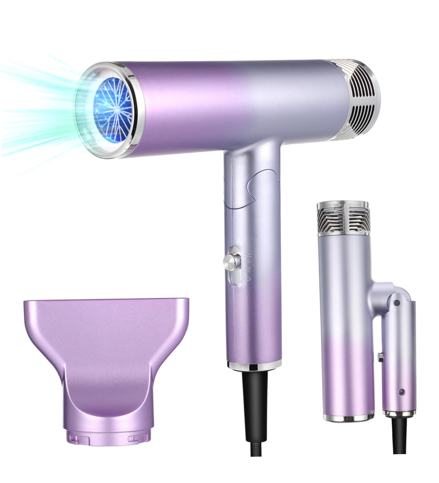WOFASHPURET Foldable Hair Dryer Hair Dryer Foldable Small Hairdryer Small Hair Dryer Diffuser Household Travel - Buy Online on SooperMarket.com