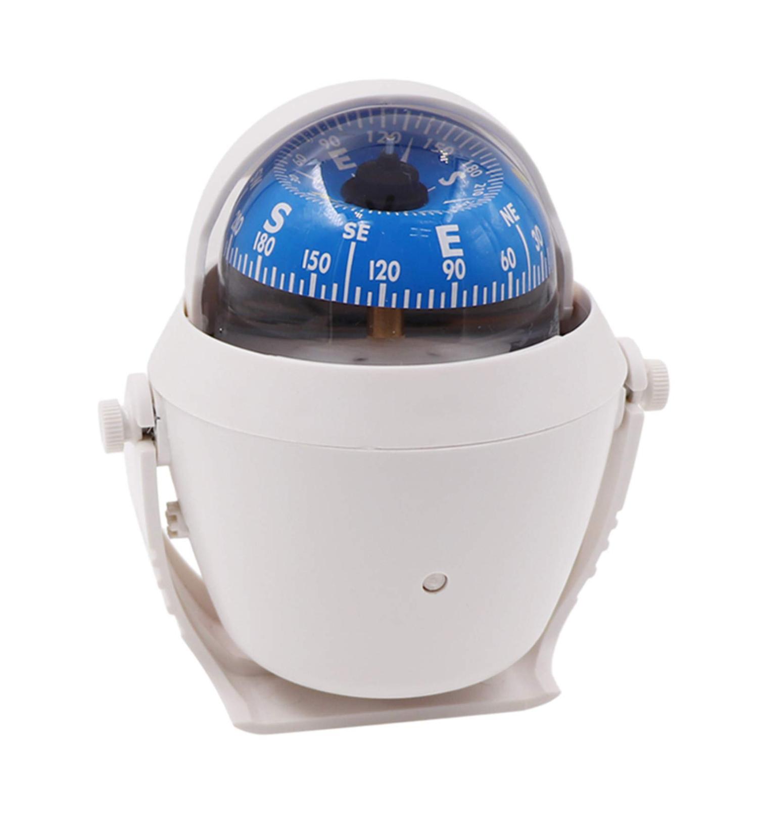 Flush Mount Boat Compass with Light | Marine Navigation Electronic Compass for Boat & Car - Blue - Buy Online on SooperMarket.com