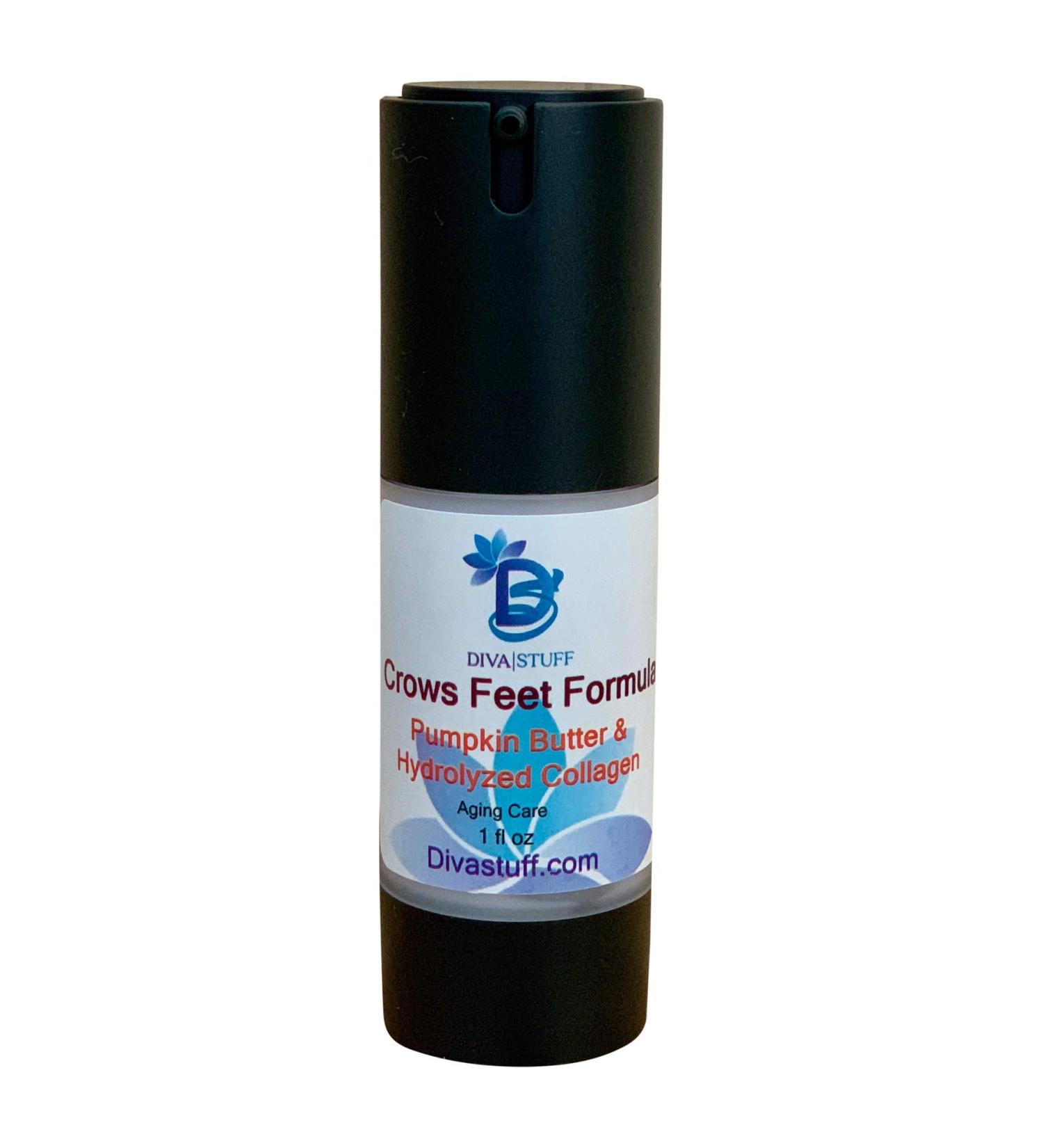 Crows Feet Formula Wtih Pumpkin Butter & Hydrolyzed Collagen Eye Treatment By Diva Stuff 1oz