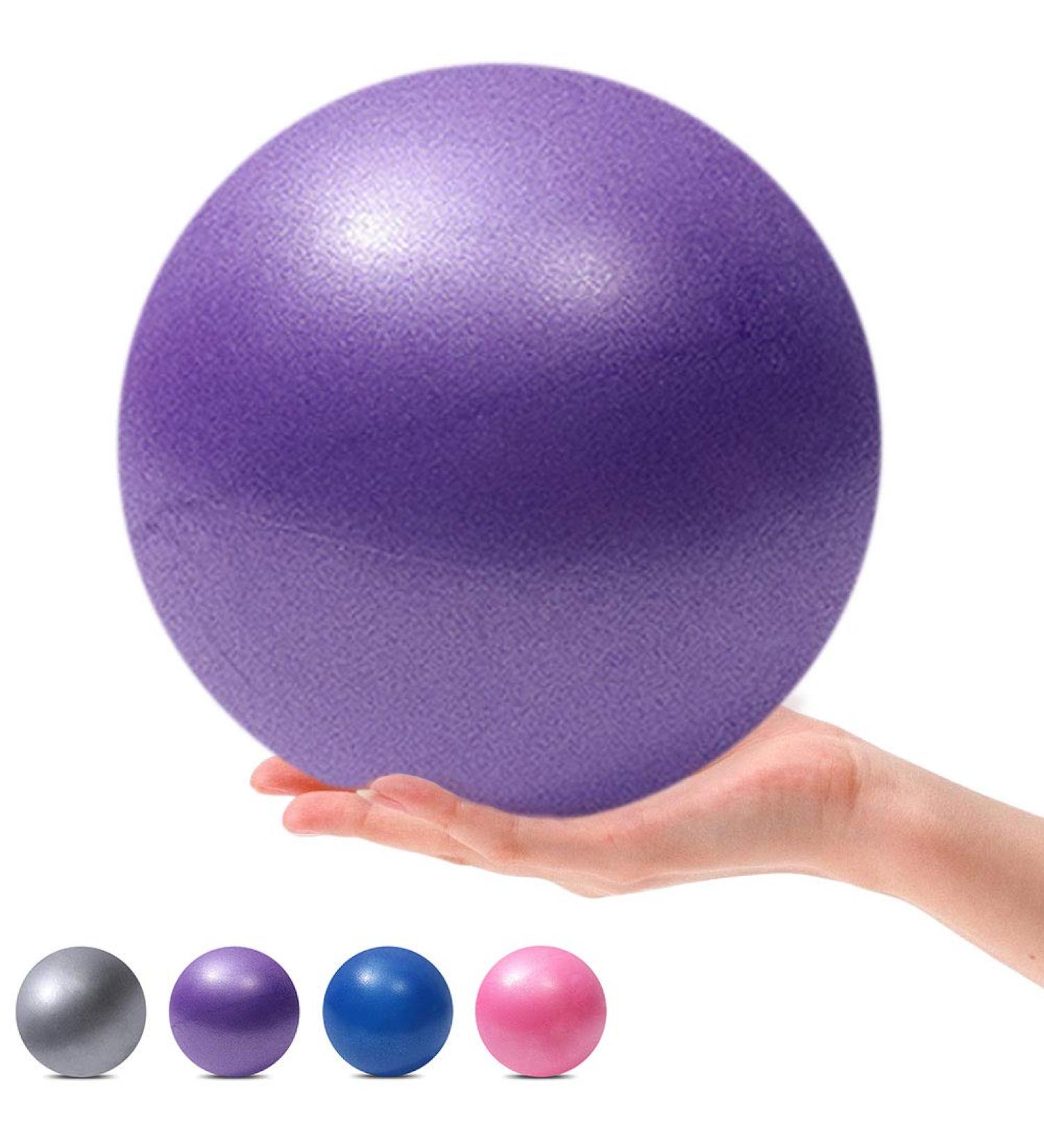 9-Inch Mini Yoga Ball for Home Exercise Pilates & Physical Therapy - Purple - Buy Online on SooperMarket.com