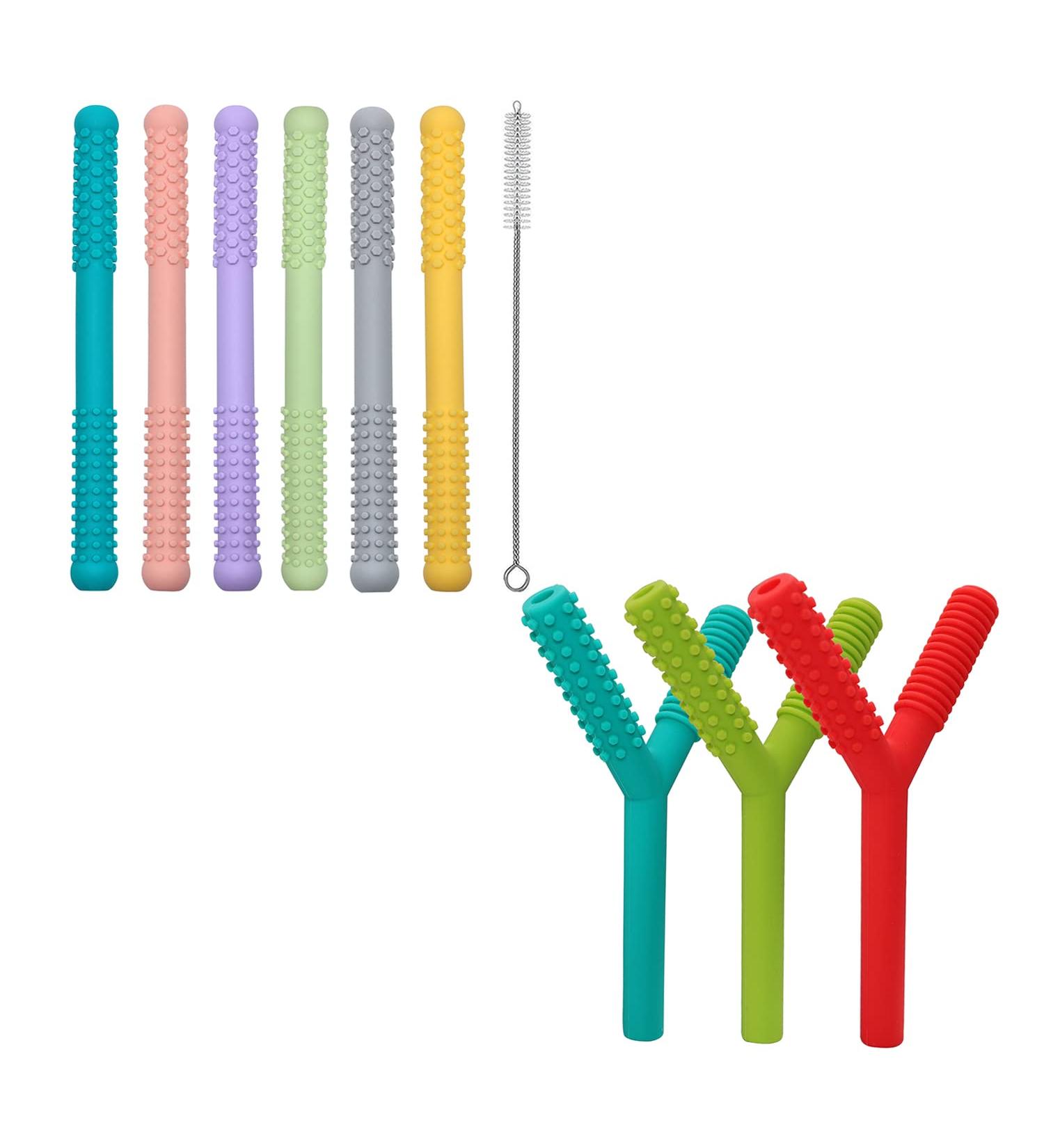 6 Pack Baby Teething Toys for 6-12 Months + 3 Pack Y Shape Teether Toy Set - Buy Online on SooperMarket.com