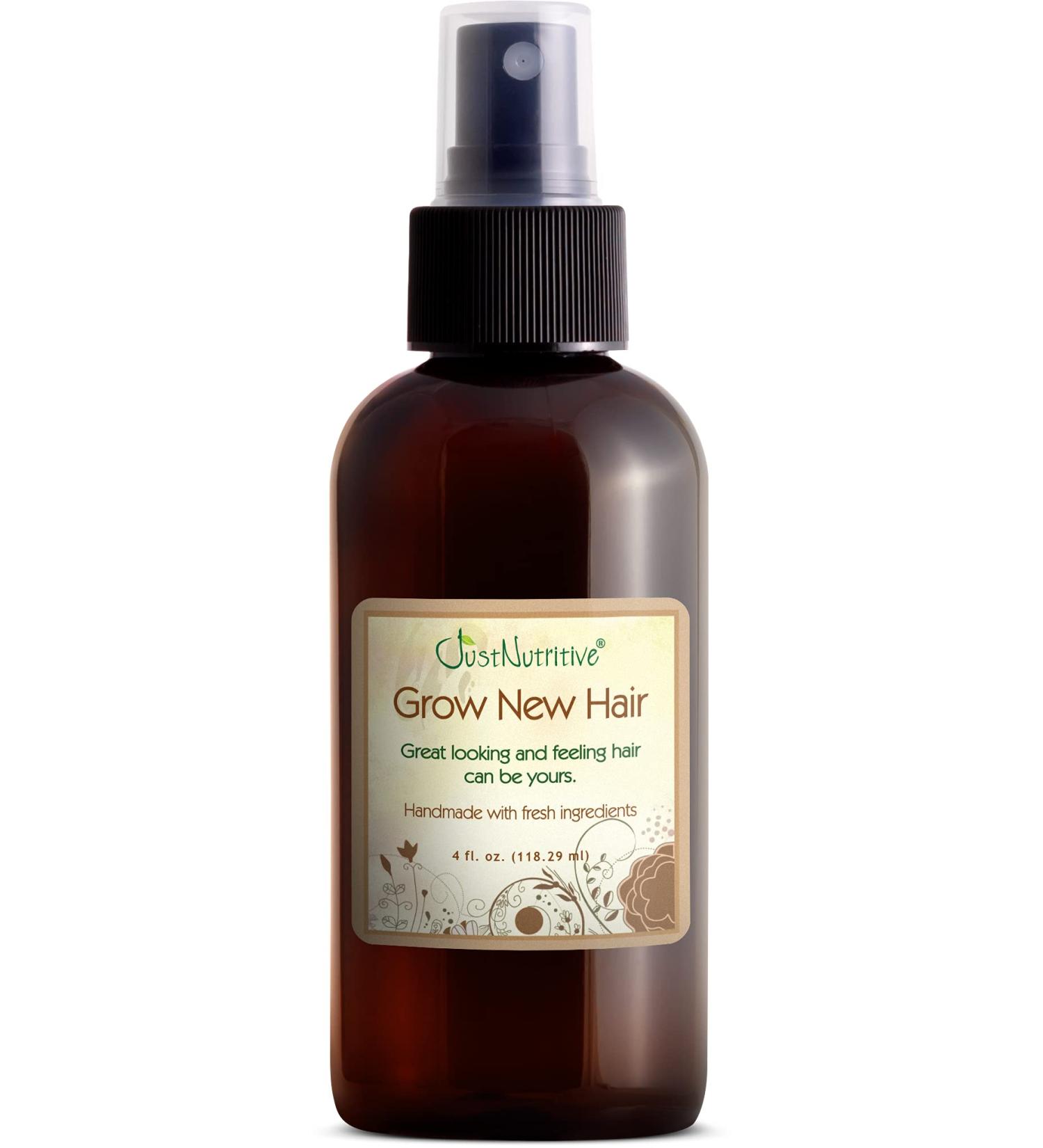 Natural Hair Regrowth Oil for Men and Women - Just Nutritive 4 Oz - Buy Online on SooperMarket.com