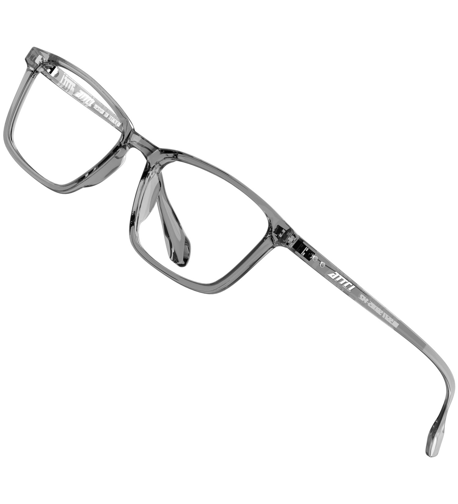 ATTCL Unisex Blue Light Filter Glasses - UV Protection Headache Relief No Prescription Needed - Model M Bl5577 Transparent + Grey - Buy Online on SooperMarket.com