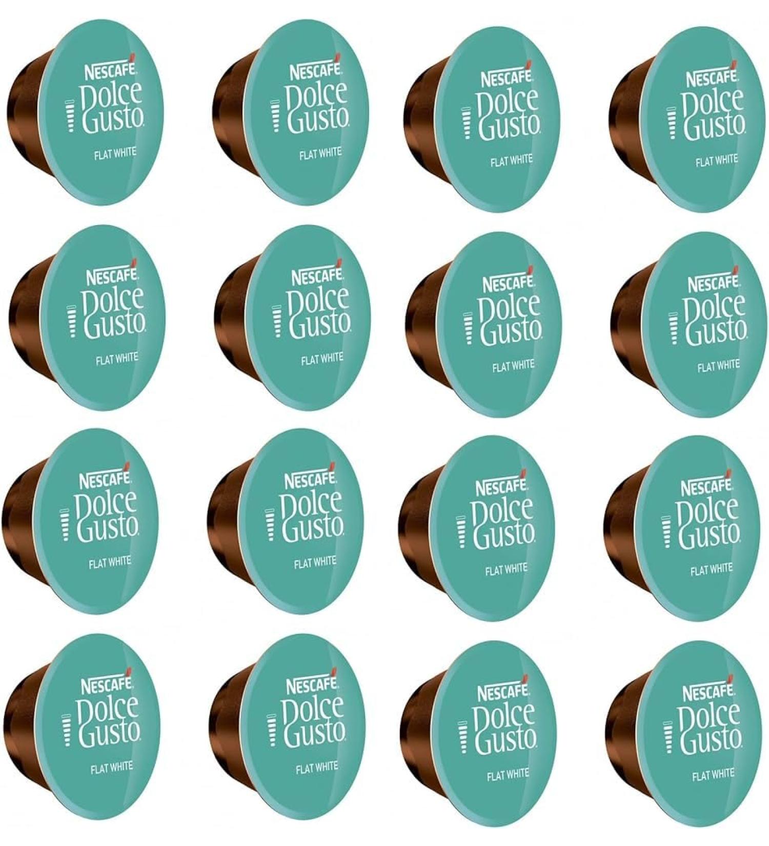 Dolce Gusto Compatible Flat White Pods 112 Capsules 112 Drinks Sold Loose - Buy Online on SooperMarket.com